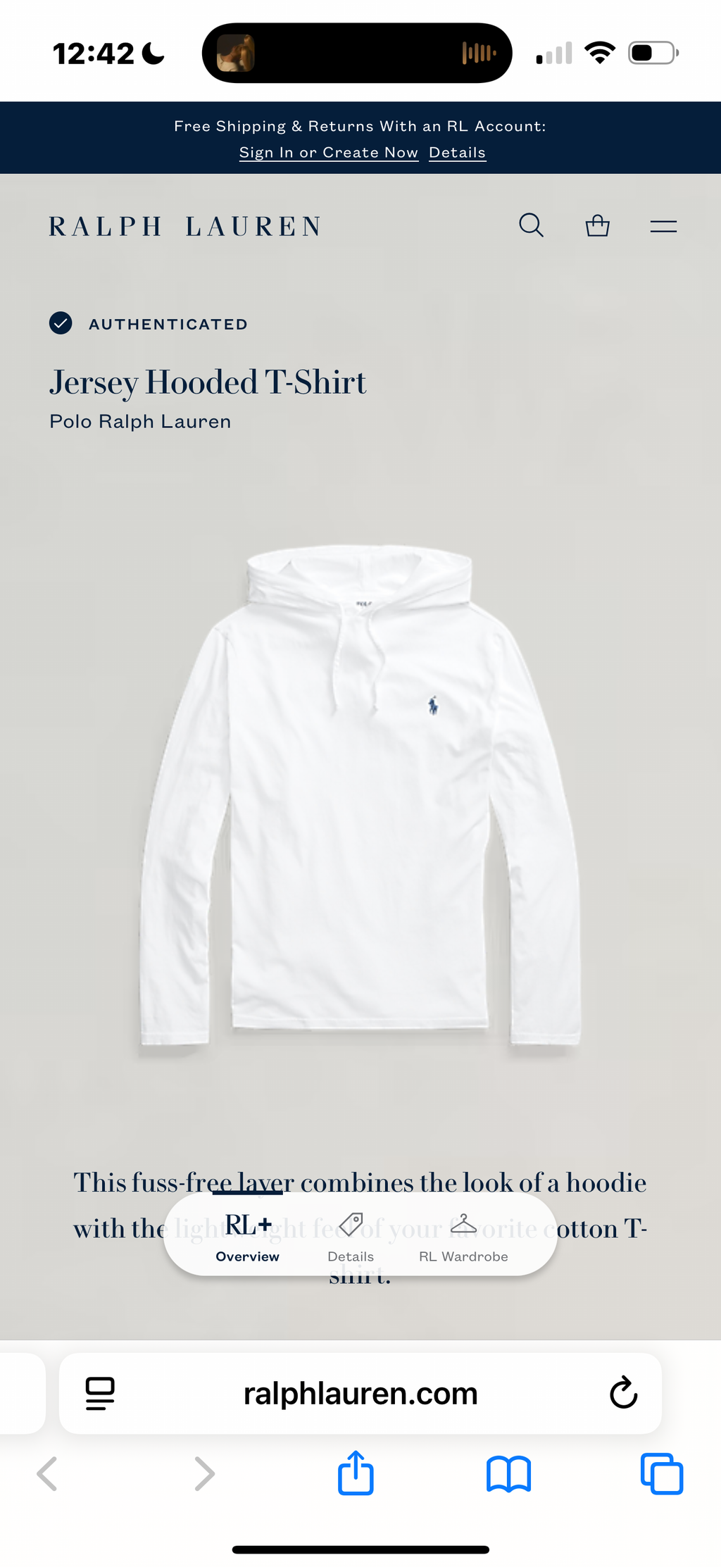 L SUDADERA POLO