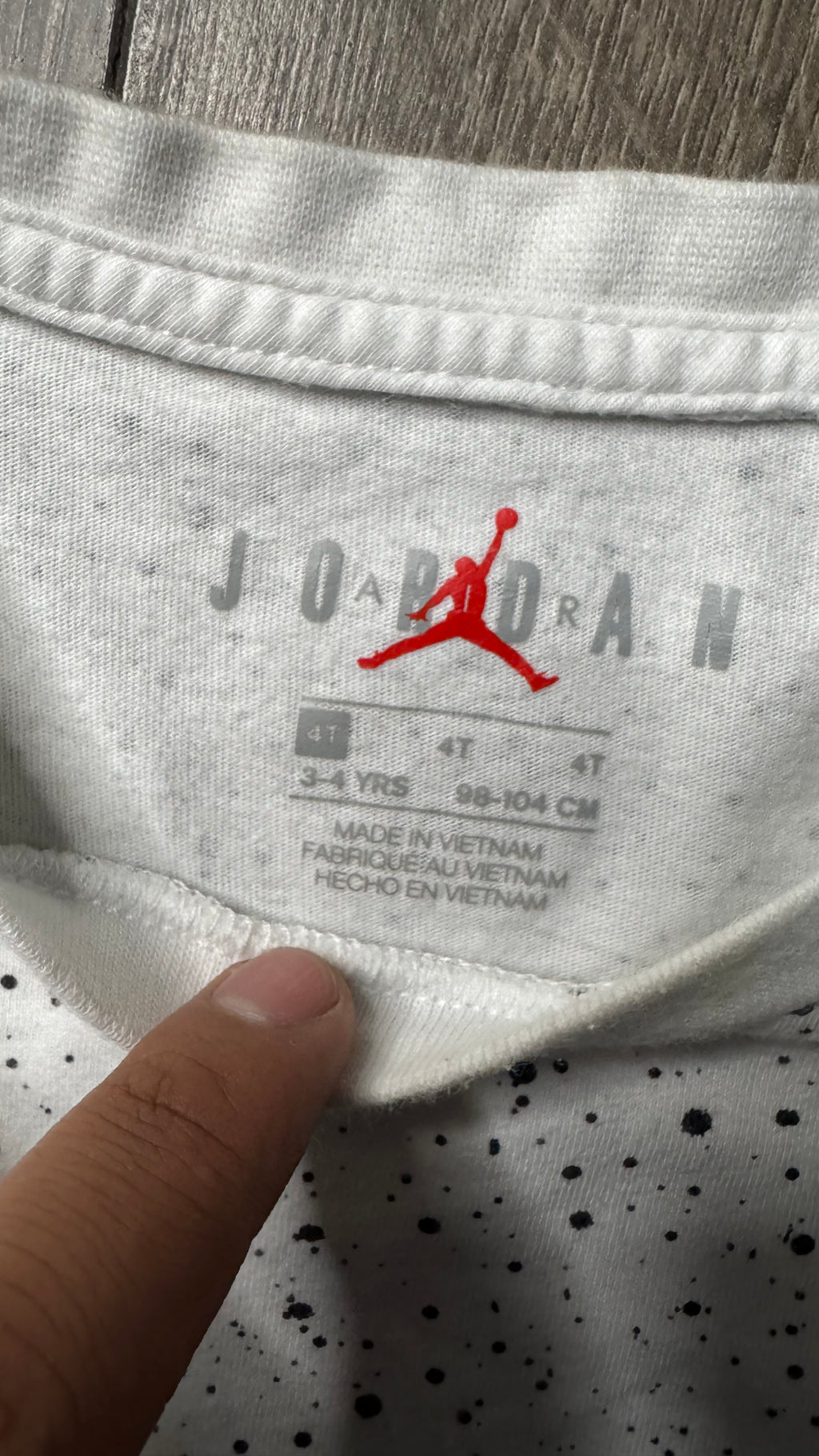 PLAYERA NIÑO JORDAN