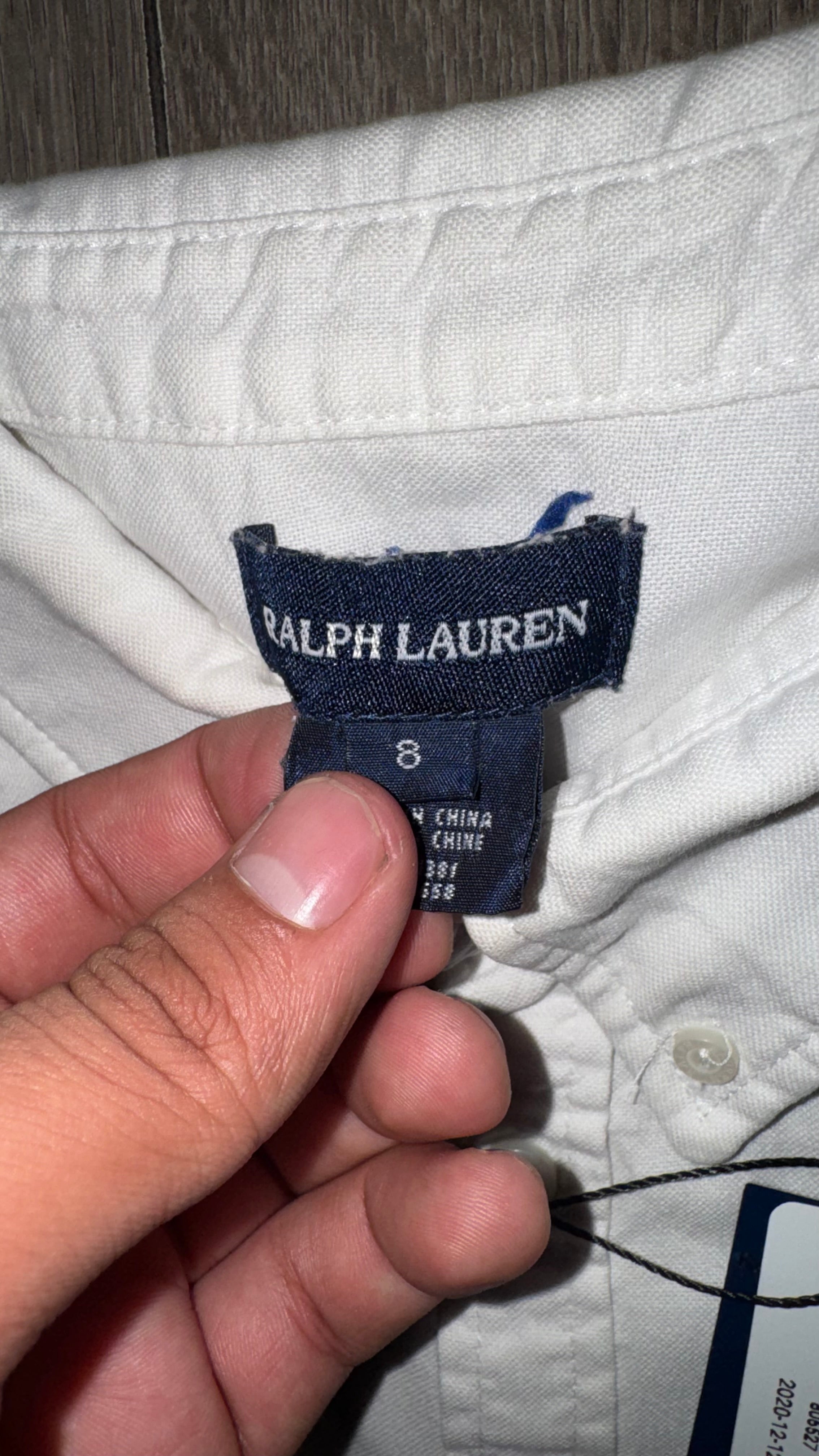 CAMISA NIÑO RALPH LAUREN