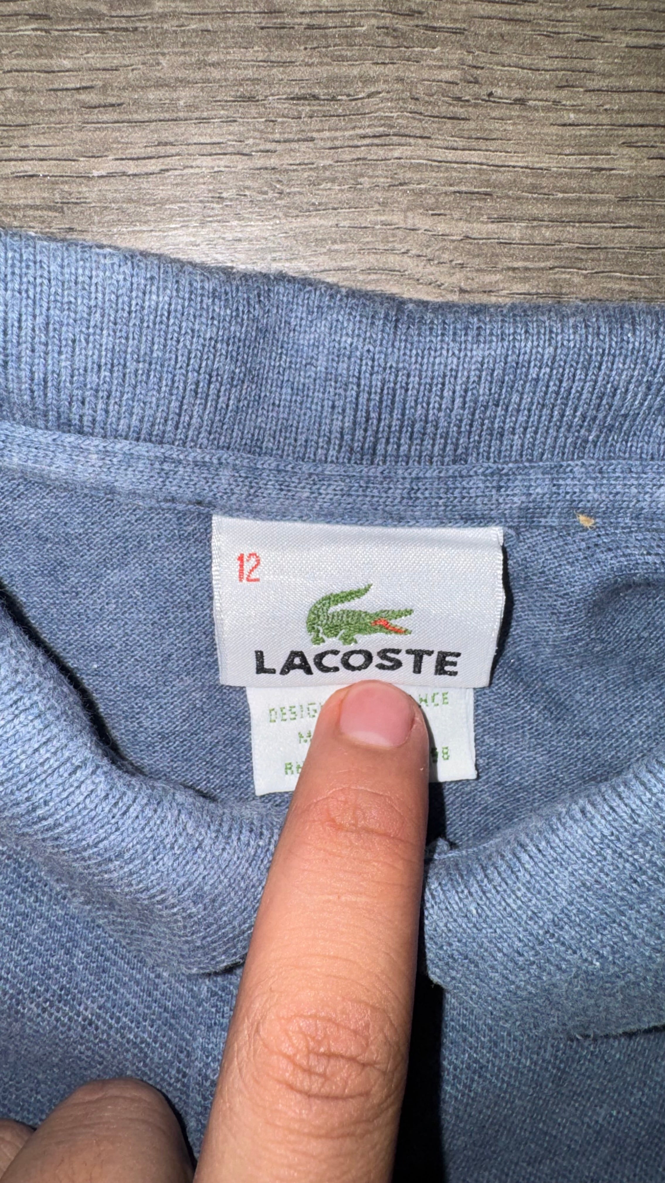 PLAYERA NIÑO LACOSTE