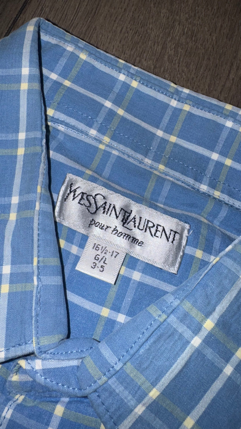 CAMISA YVES SAINT LAURENT