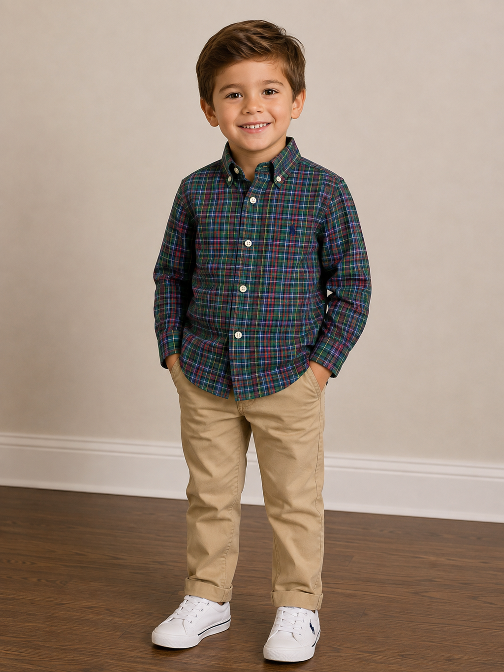 CAMISA NIÑO RALPH LAUREN
