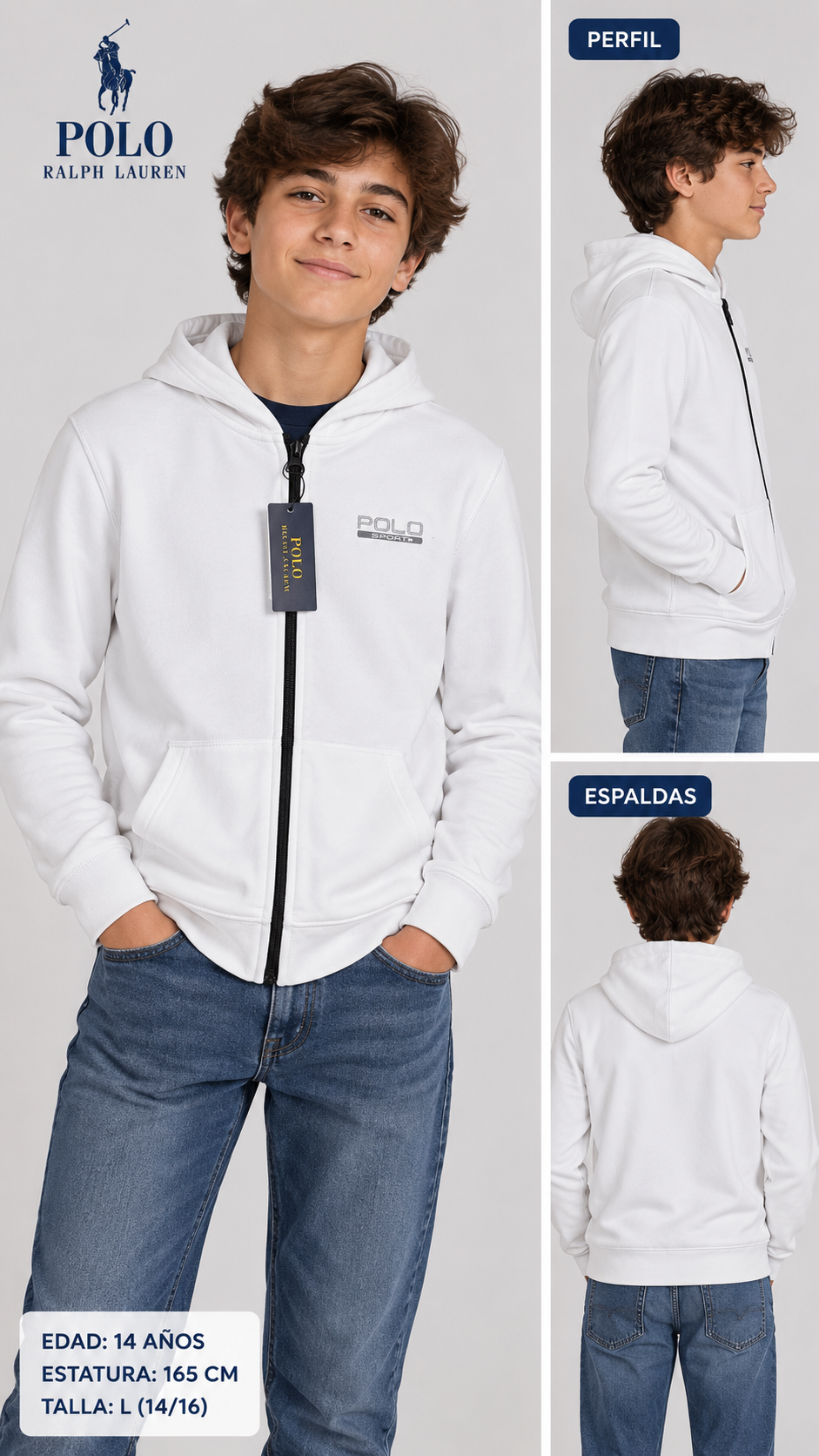 SUDADERA NIÑO RALPH LAUREN