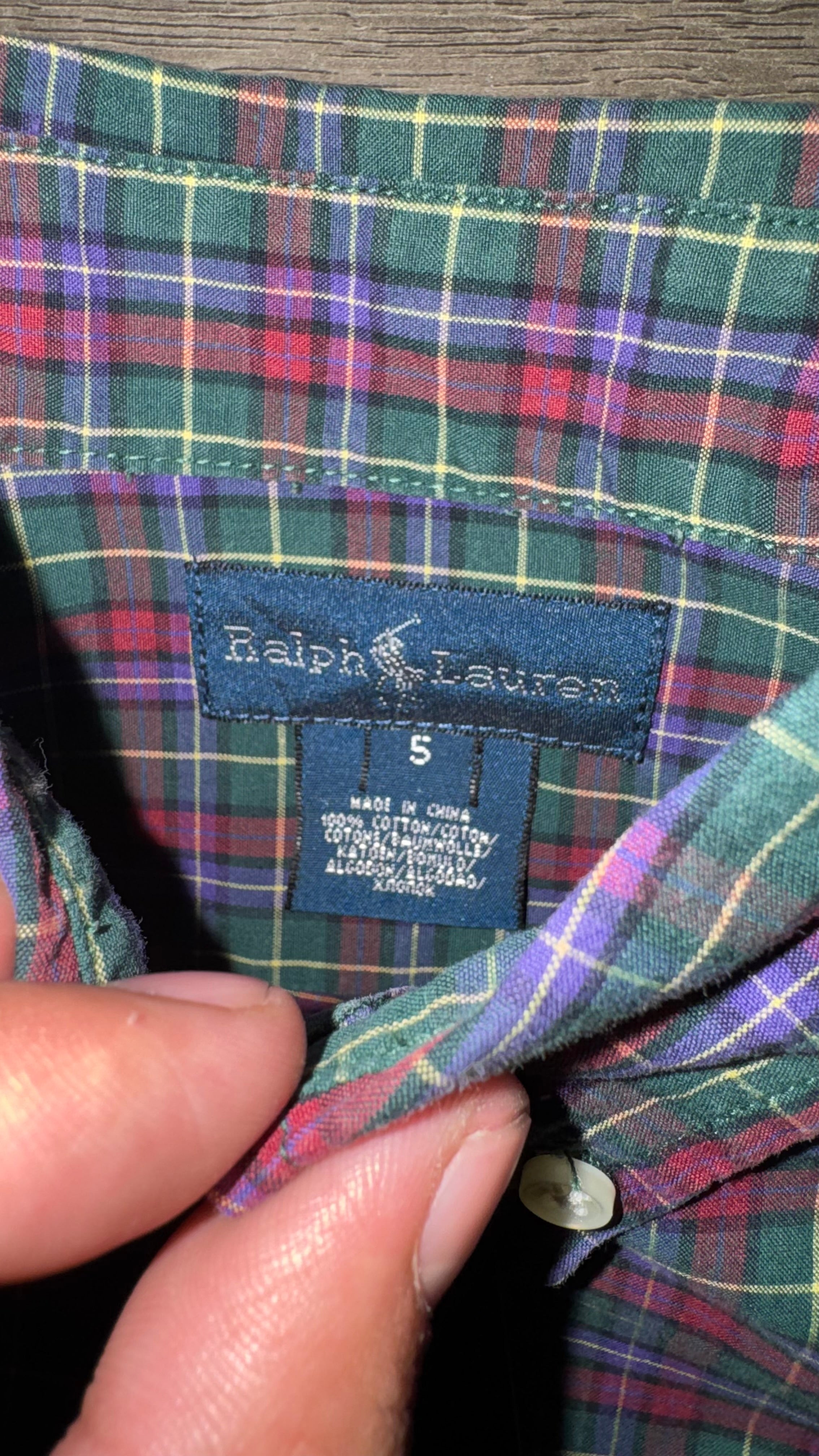 CAMISA NIÑO RALPH LAUREN