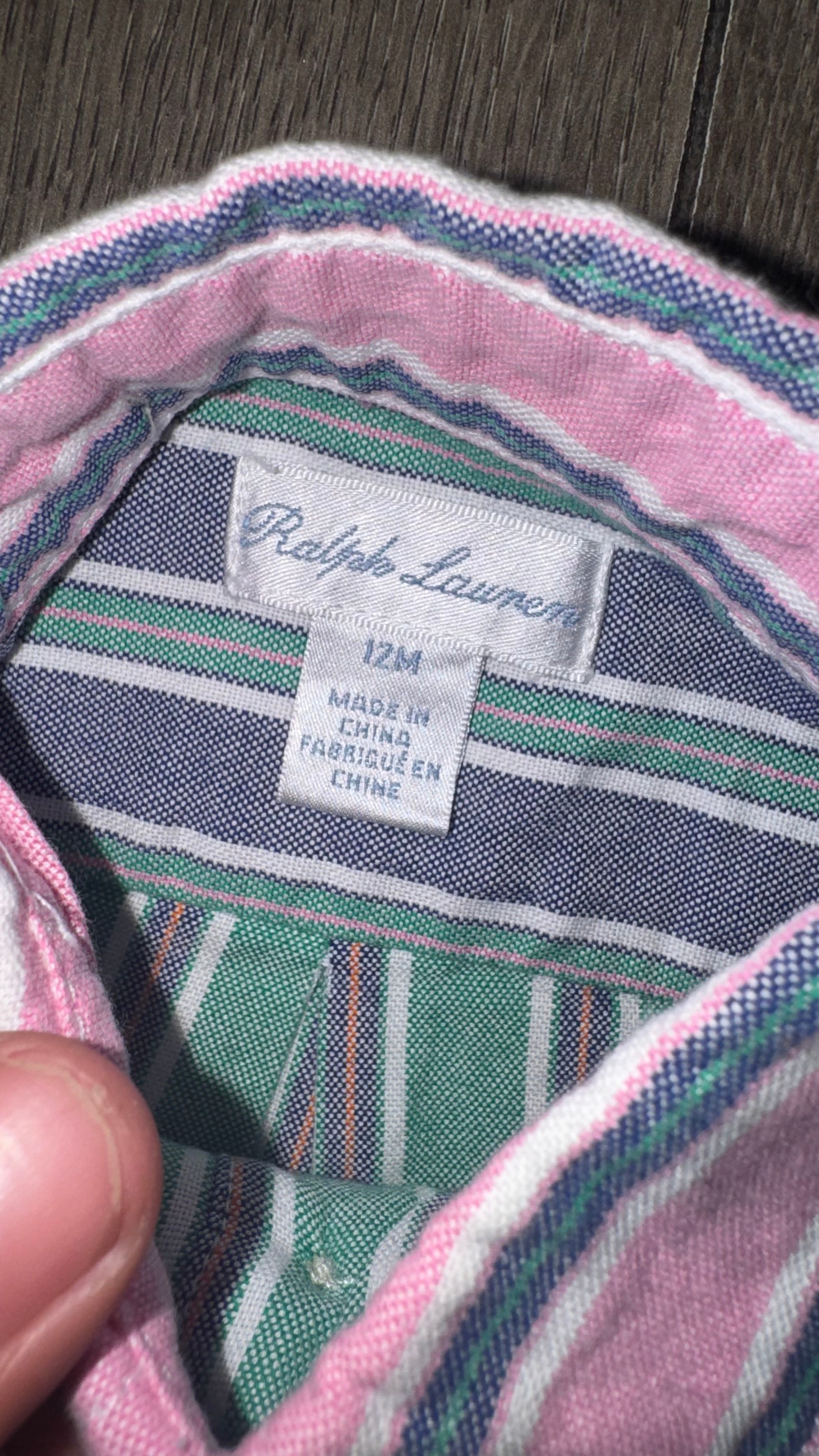 CAMISA NIÑO RALPH LAUREN