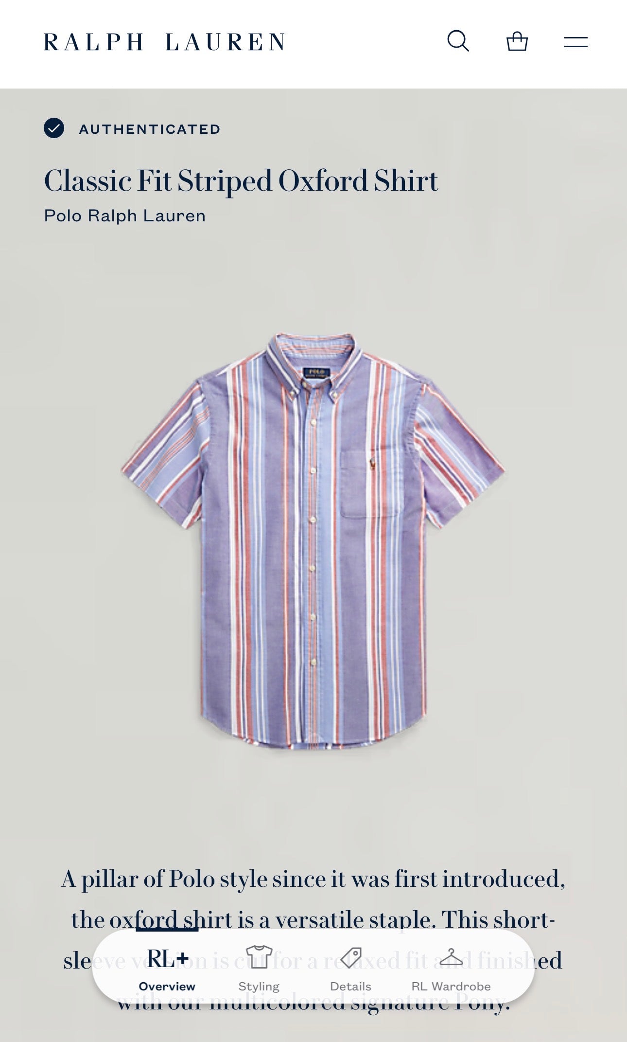 CAMISA RALPH LAUREN