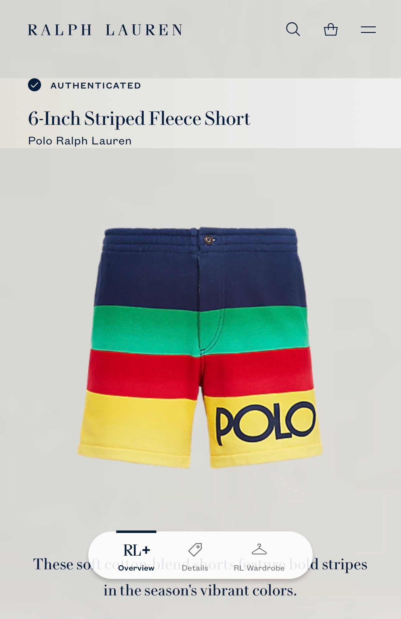 SHORT RALPH LAUREN