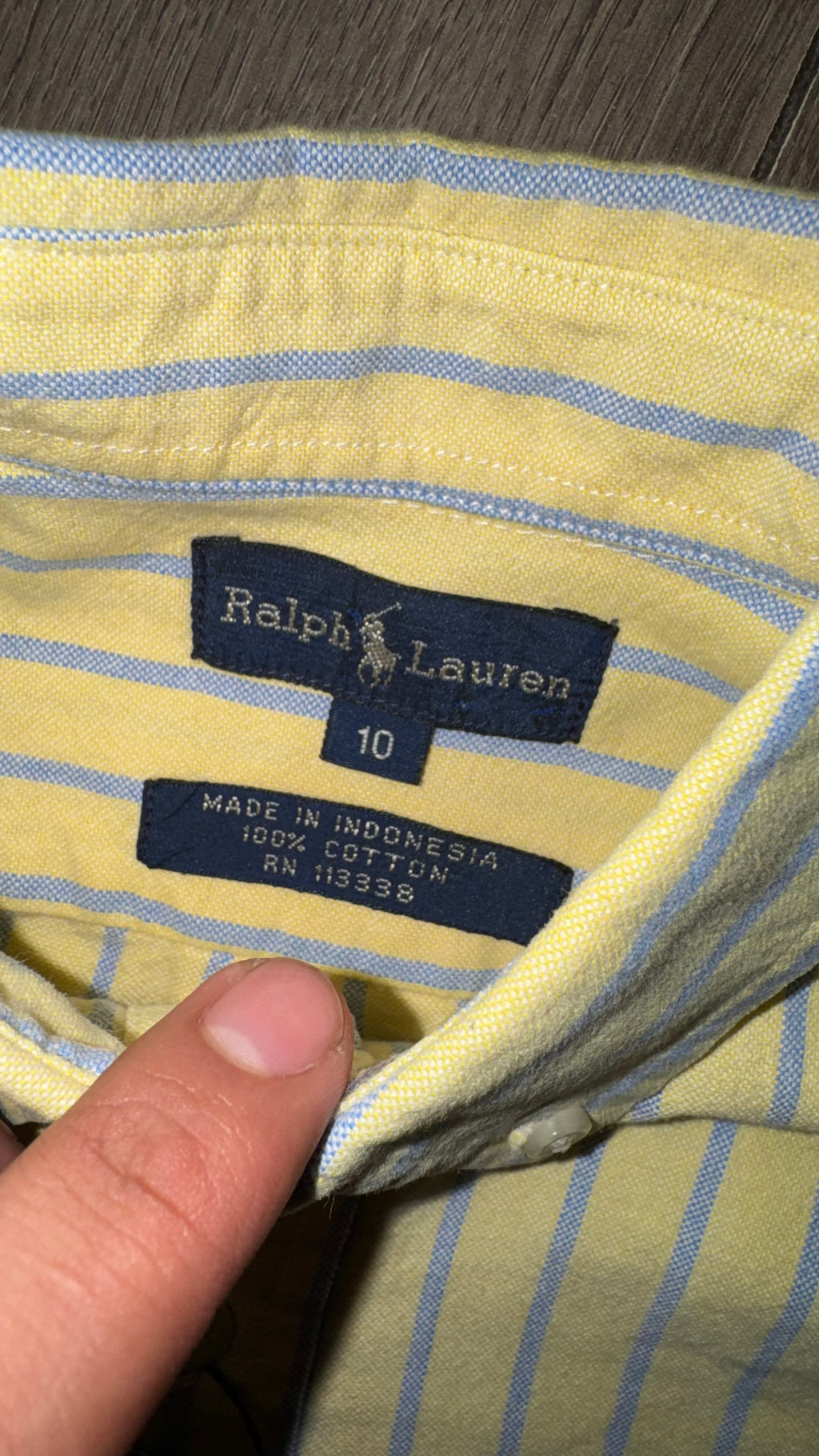 CAMISA NIÑO RALPH LAUREN