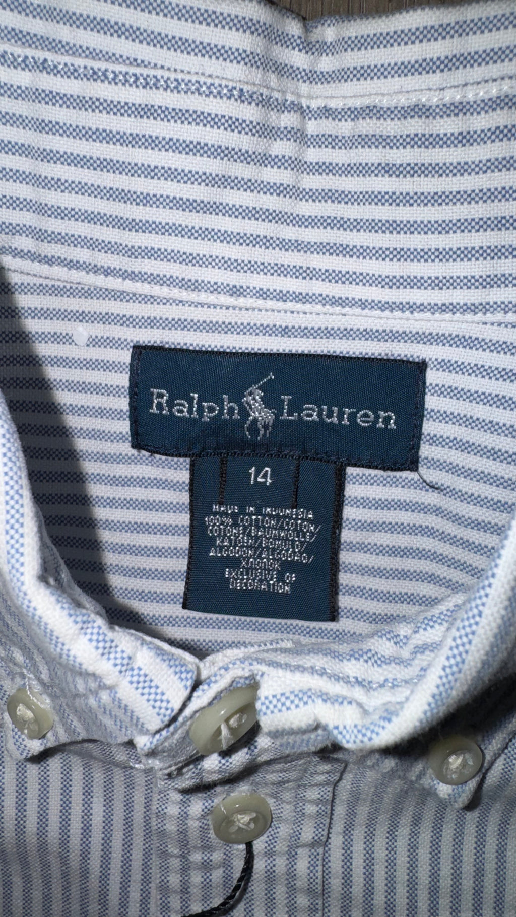 CAMISA NIÑO RALPH LAUREN