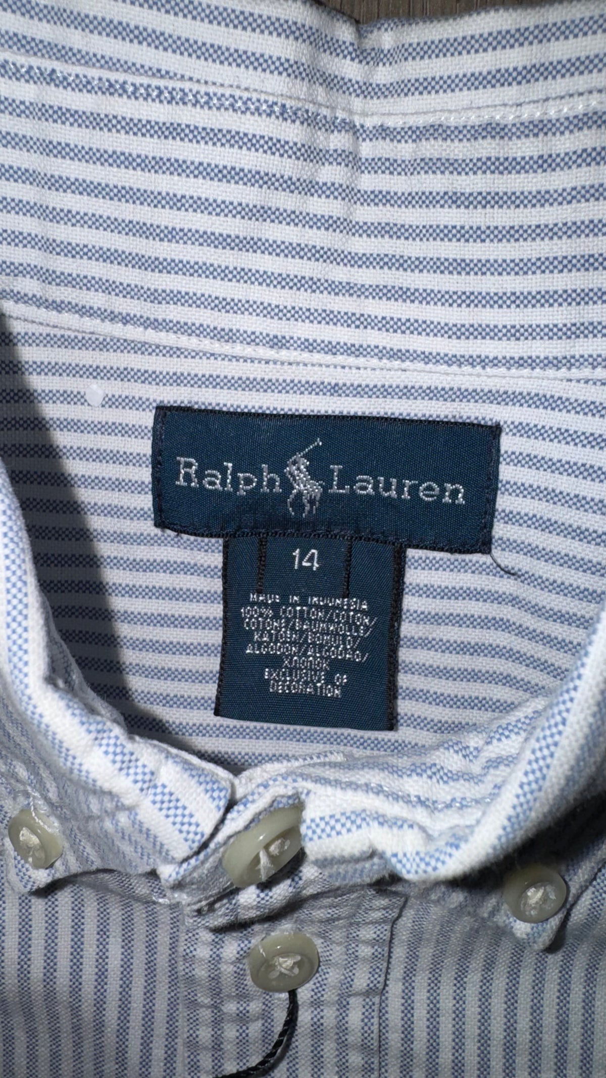 CAMISA NIÑO RALPH LAUREN