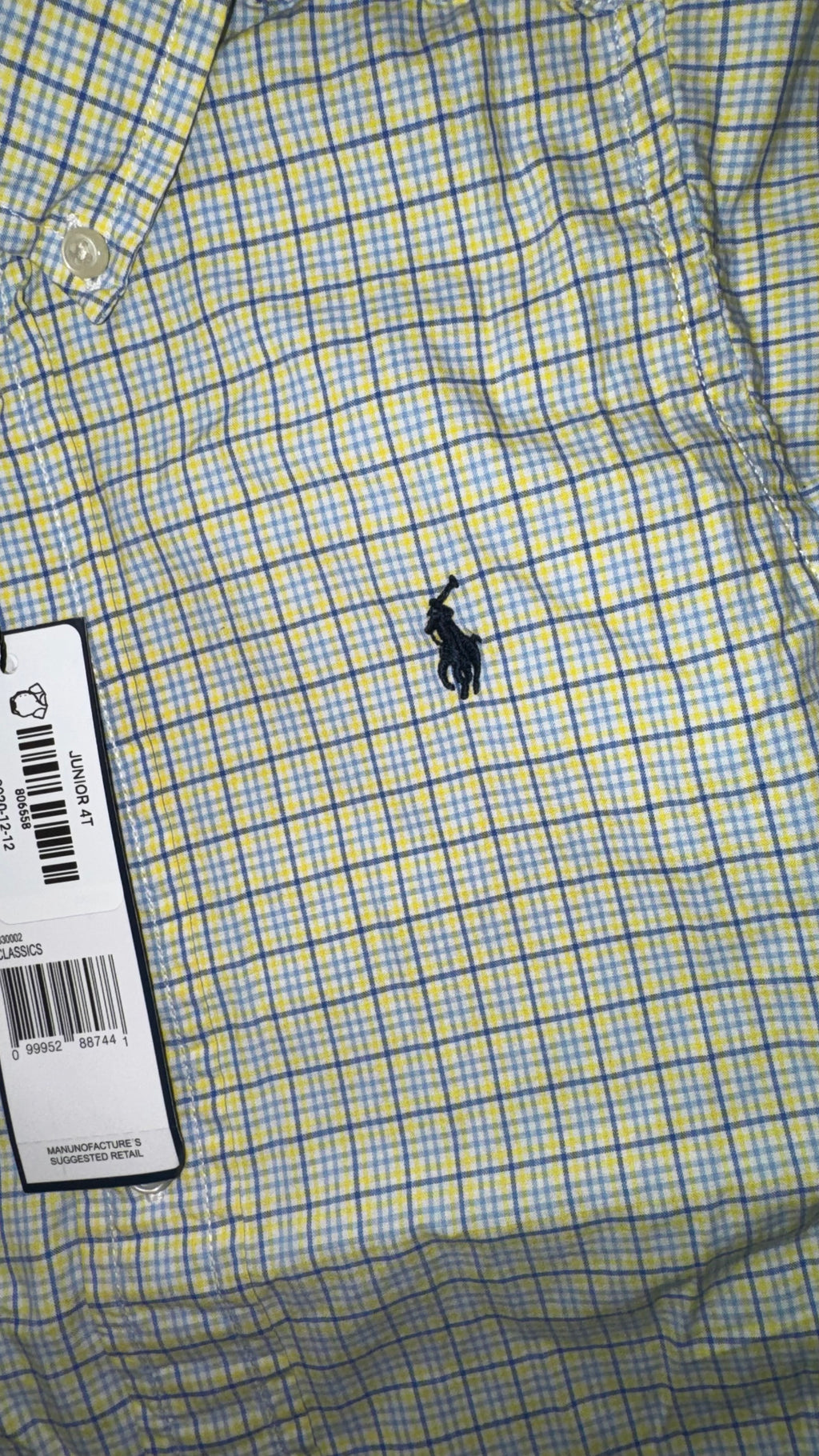 CAMISA NIÑO RALPH LAUREN