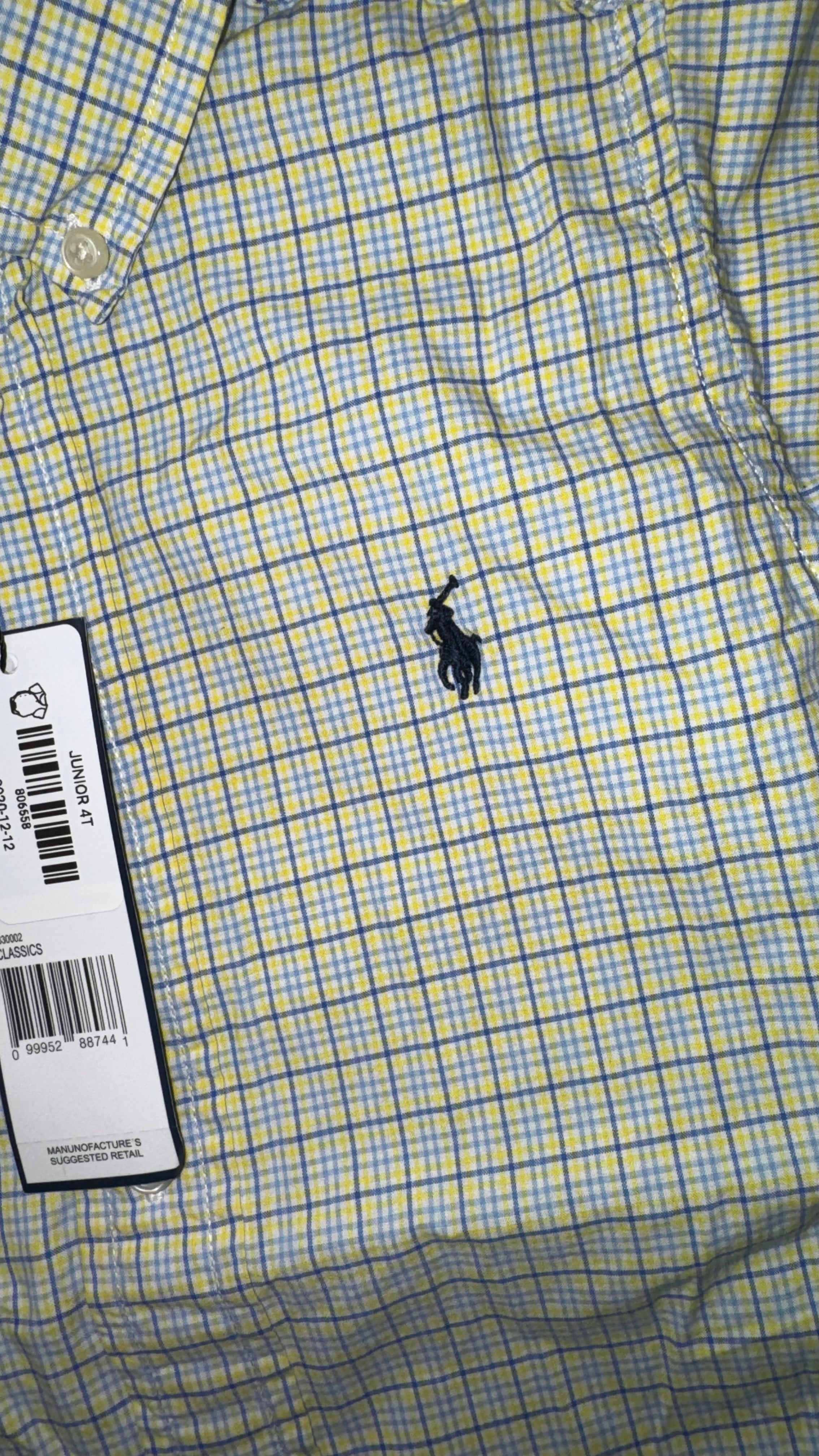CAMISA NIÑO RALPH LAUREN