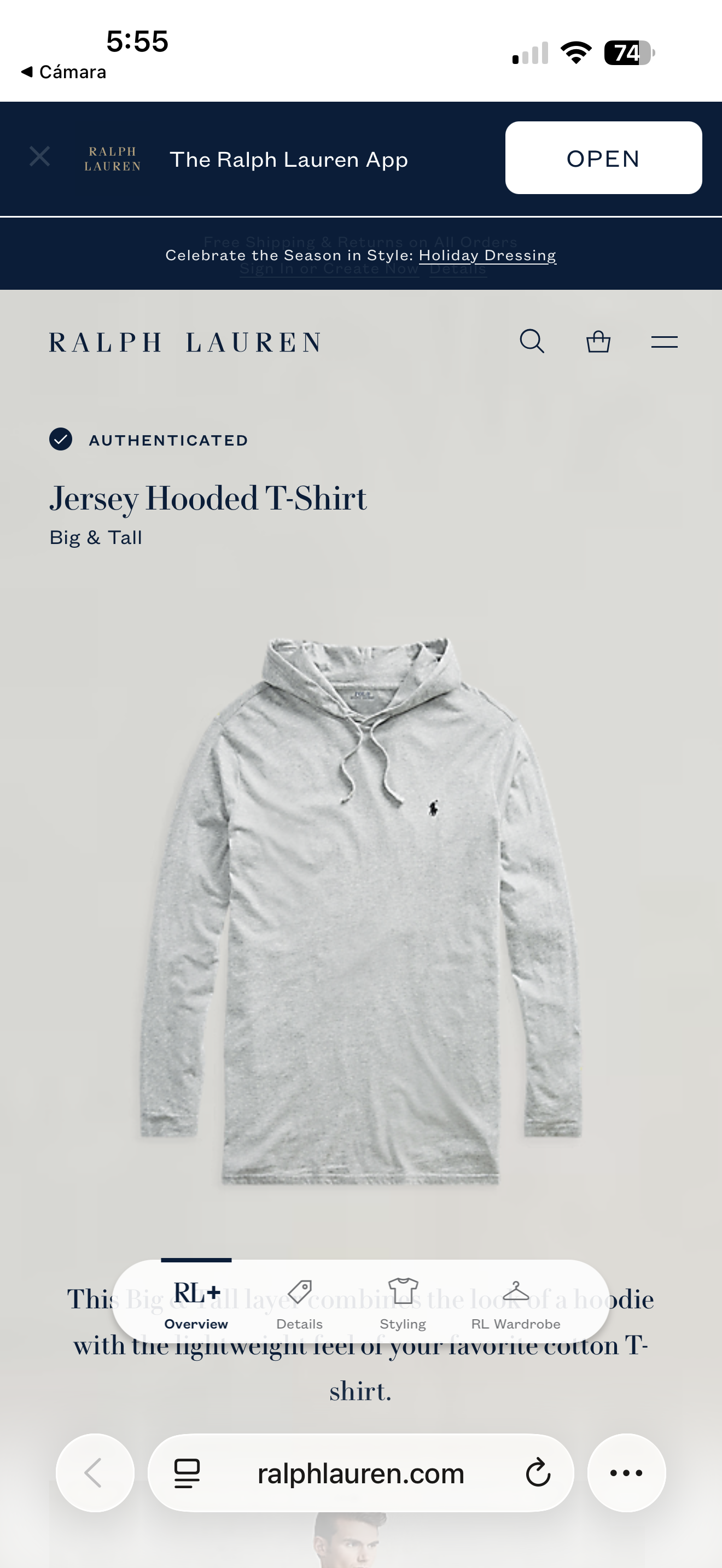 SUDADERA RALPH LAUREN