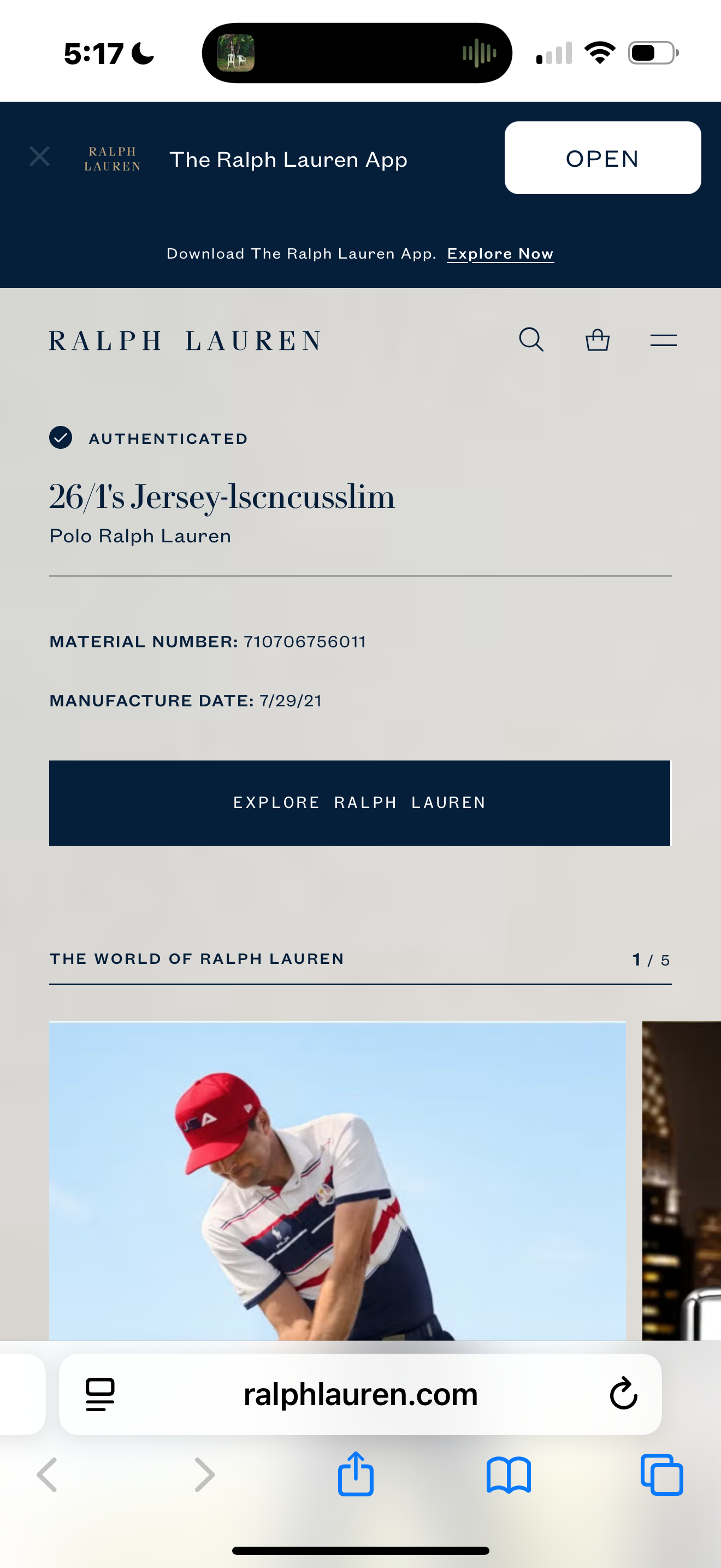 PLAYERA RALPH LAUREN