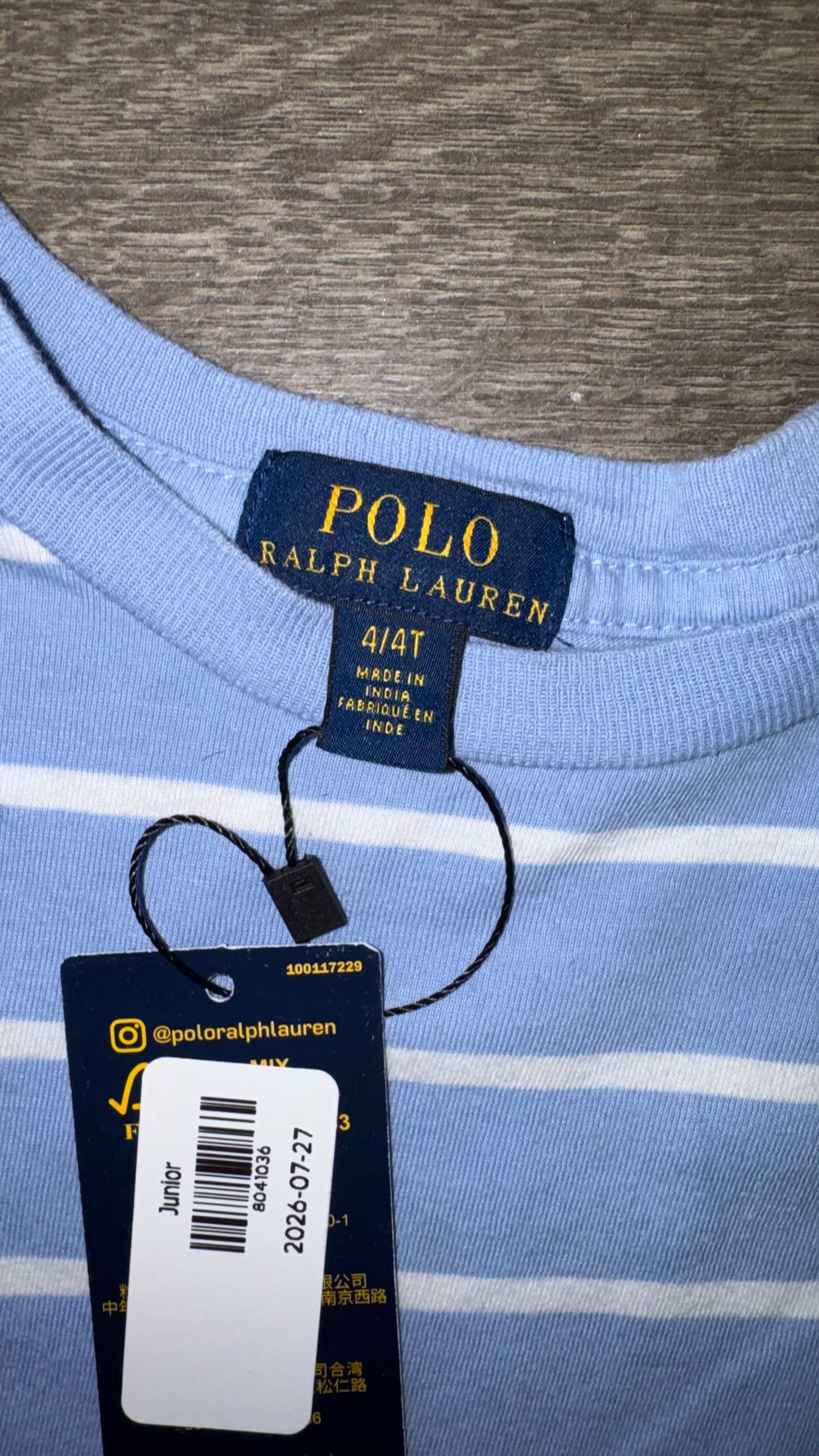 PLAYERA NIÑO RALPH LAUREN