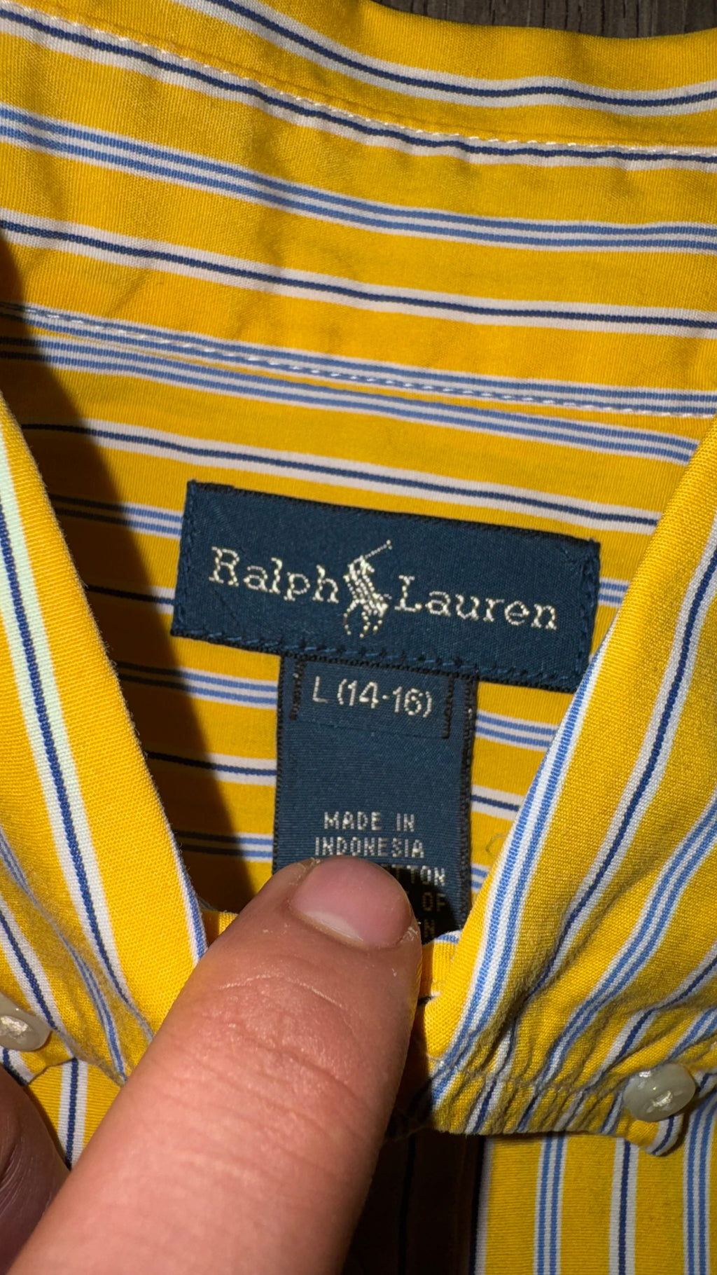 CAMISA NIÑO RALPH LAUREN
