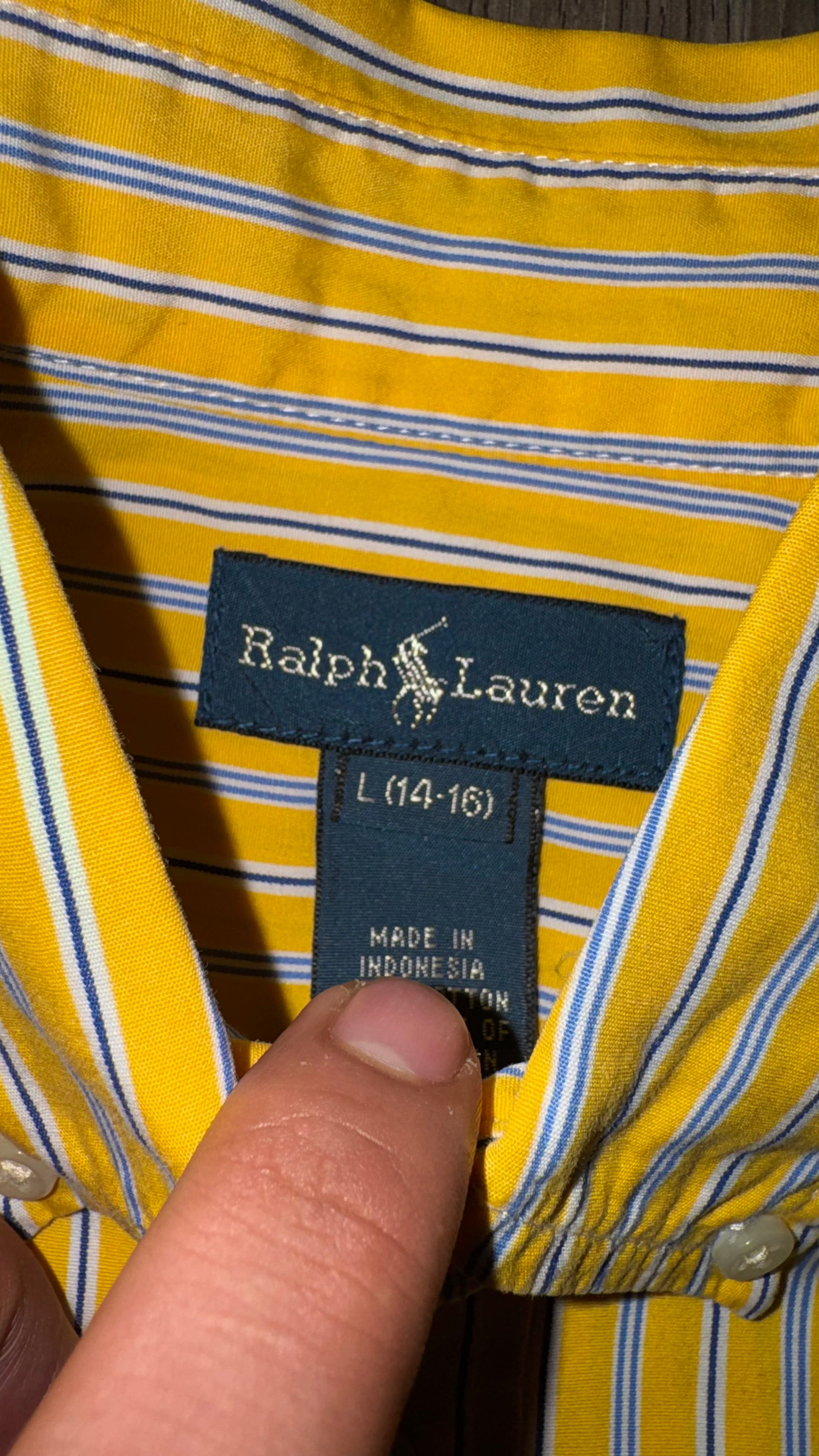 CAMISA NIÑO RALPH LAUREN