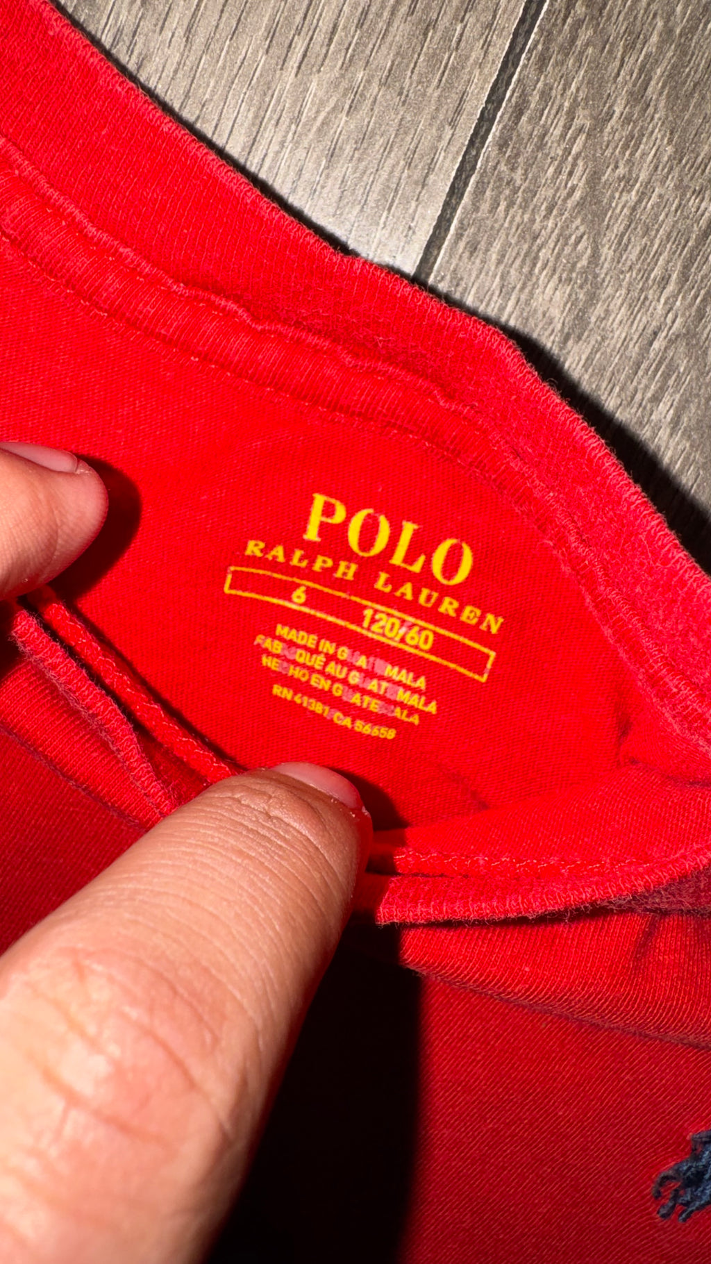 PLAYERA NIÑO RALPH LAUREN