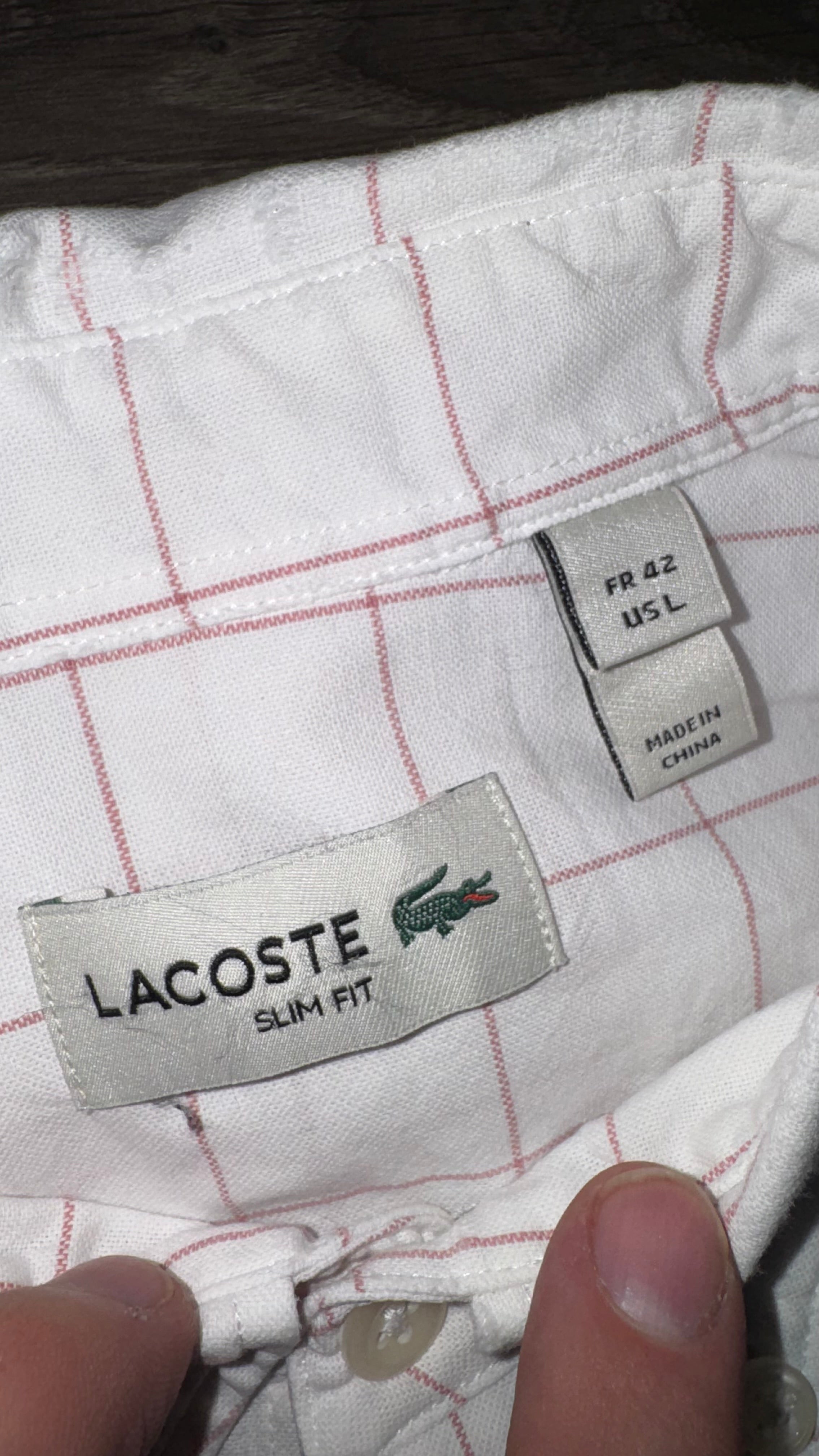 CAMISA LACOSTE