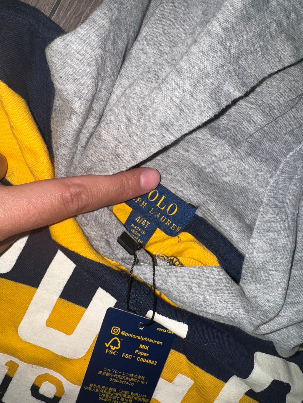 4A SUDADERA LIGERA RALPH