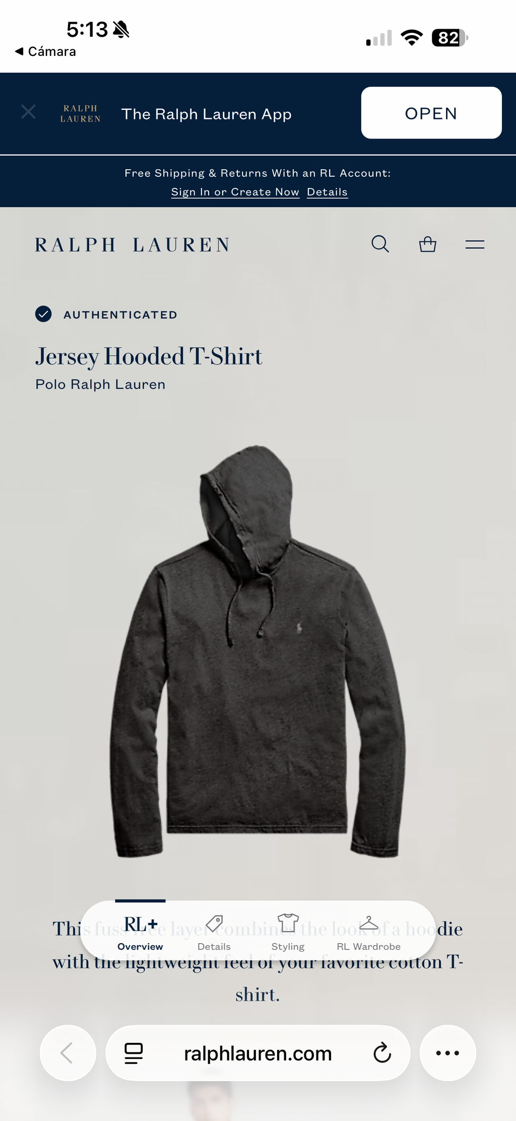 SUDADERA RALPH LAUREN