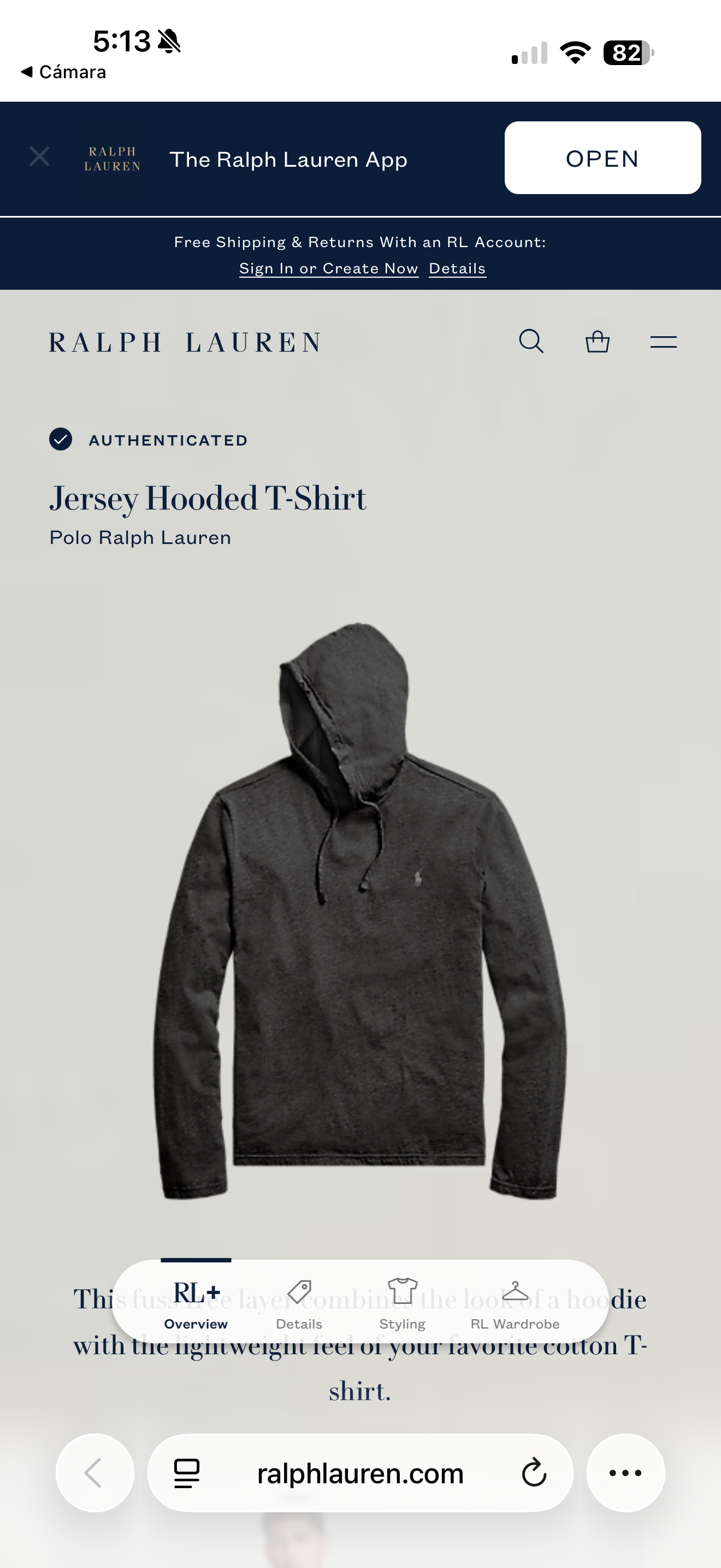 SUDADERA RALPH LAUREN