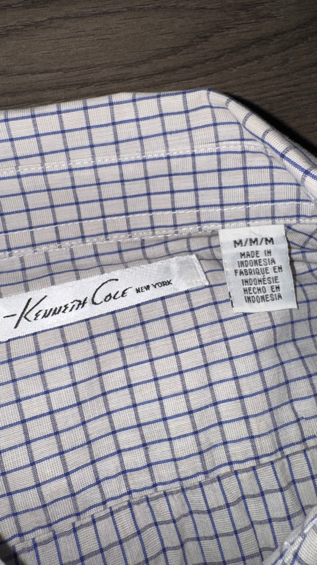 CAMISA KENNETH COLE