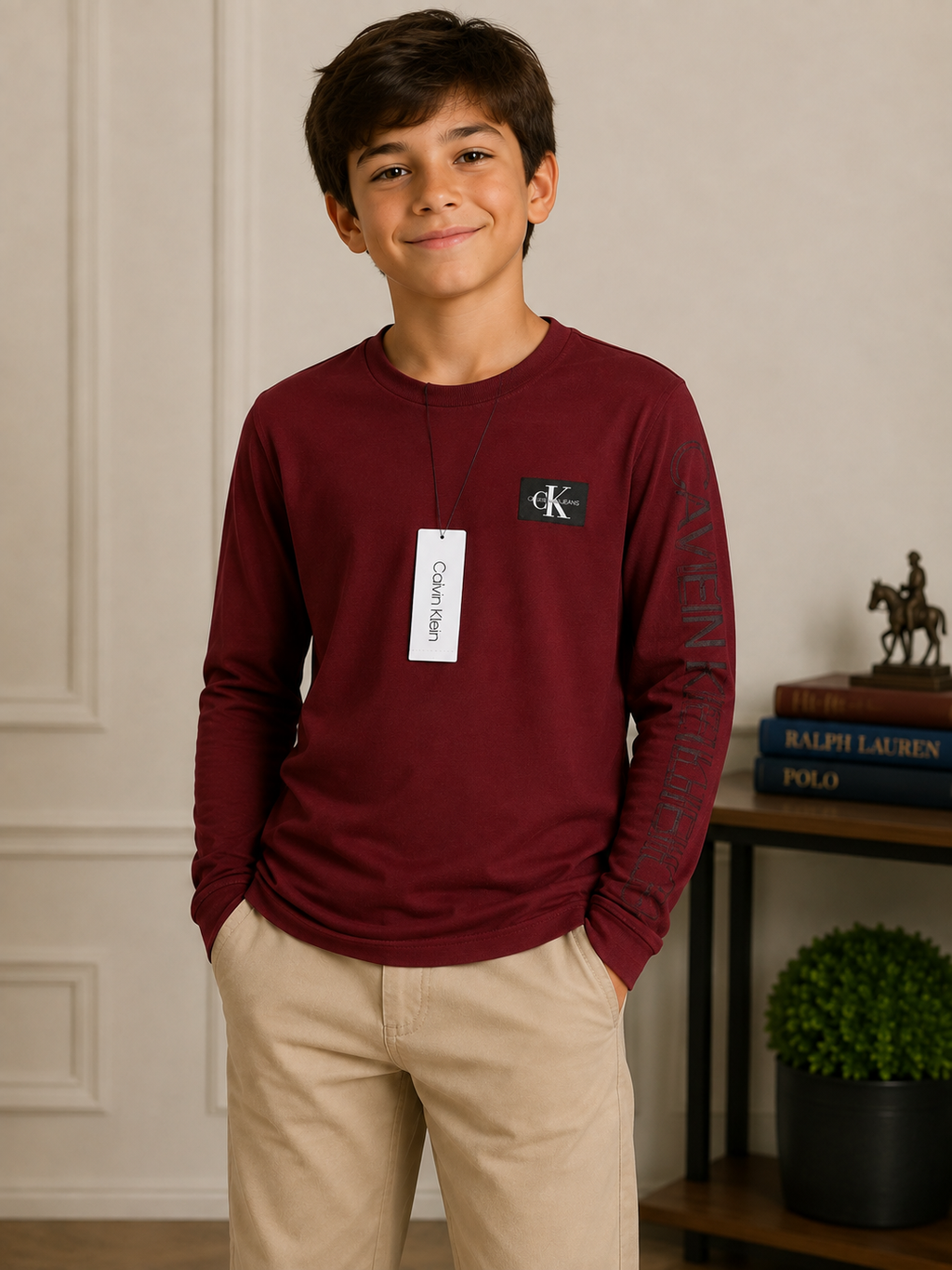 PLAYERA NIÑO CALVIN KLEIN