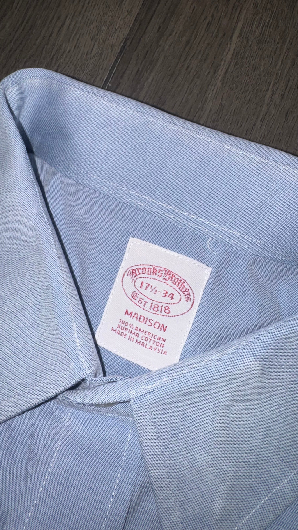 CAMISA BROOKS BROTHERS