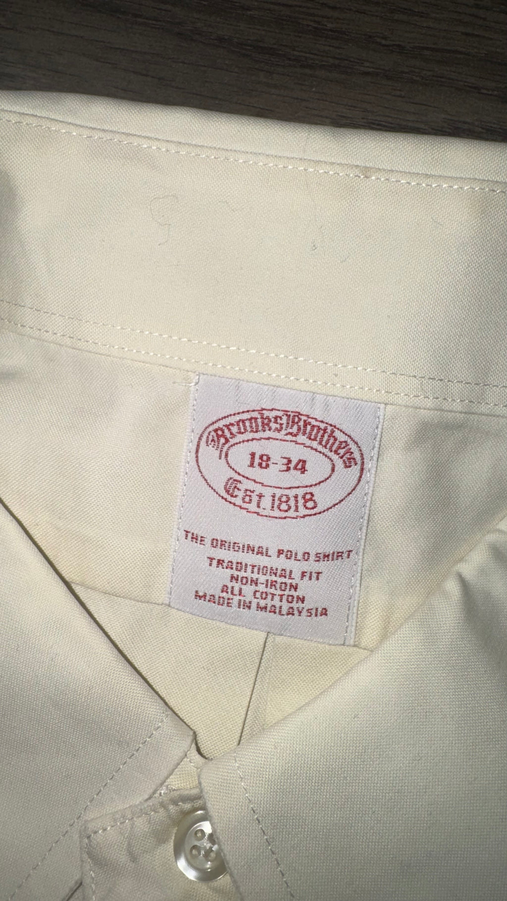 CAMISA BROOKS BROTHERS