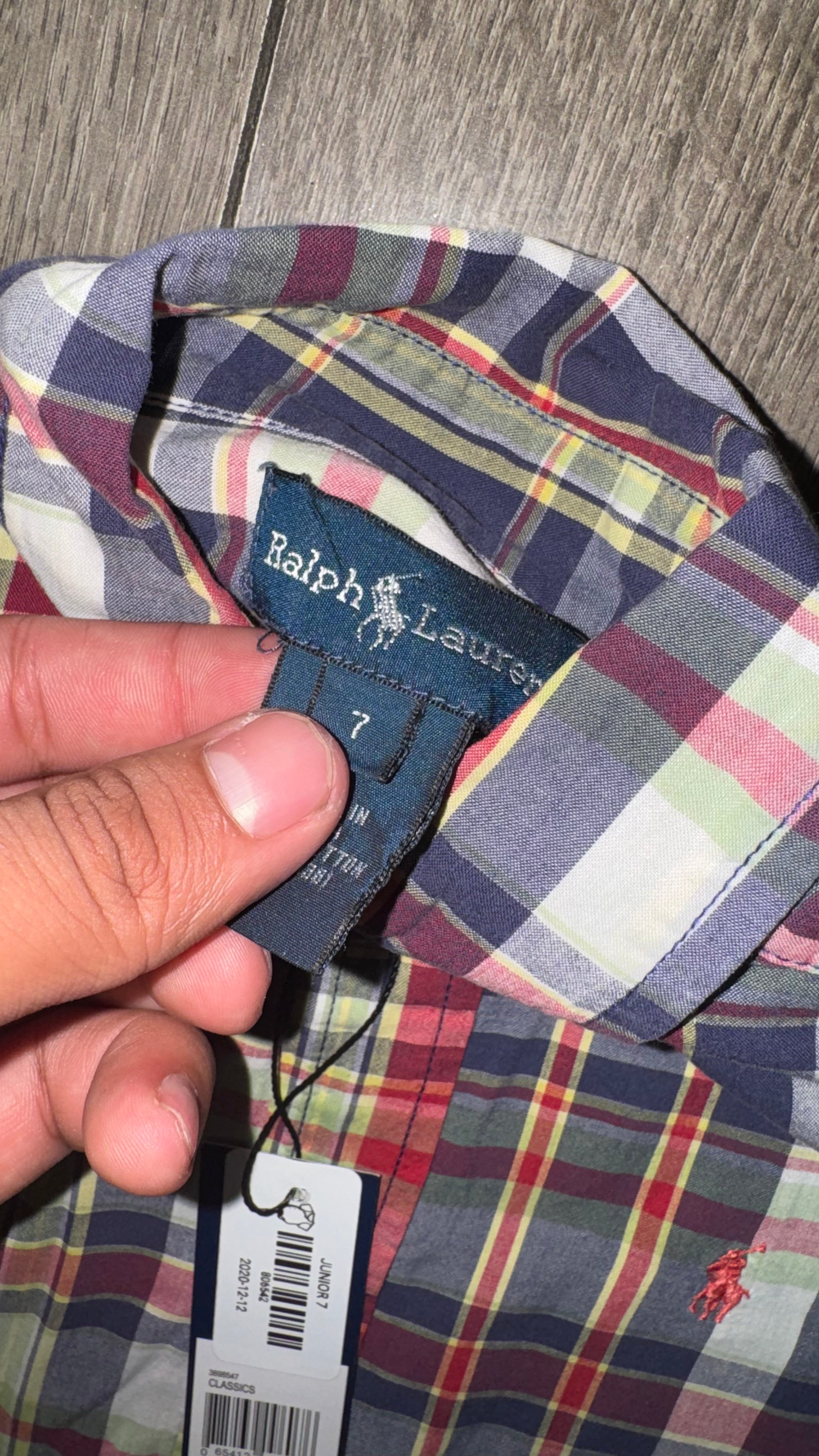 CAMISA NIÑO RALPH LAUREN