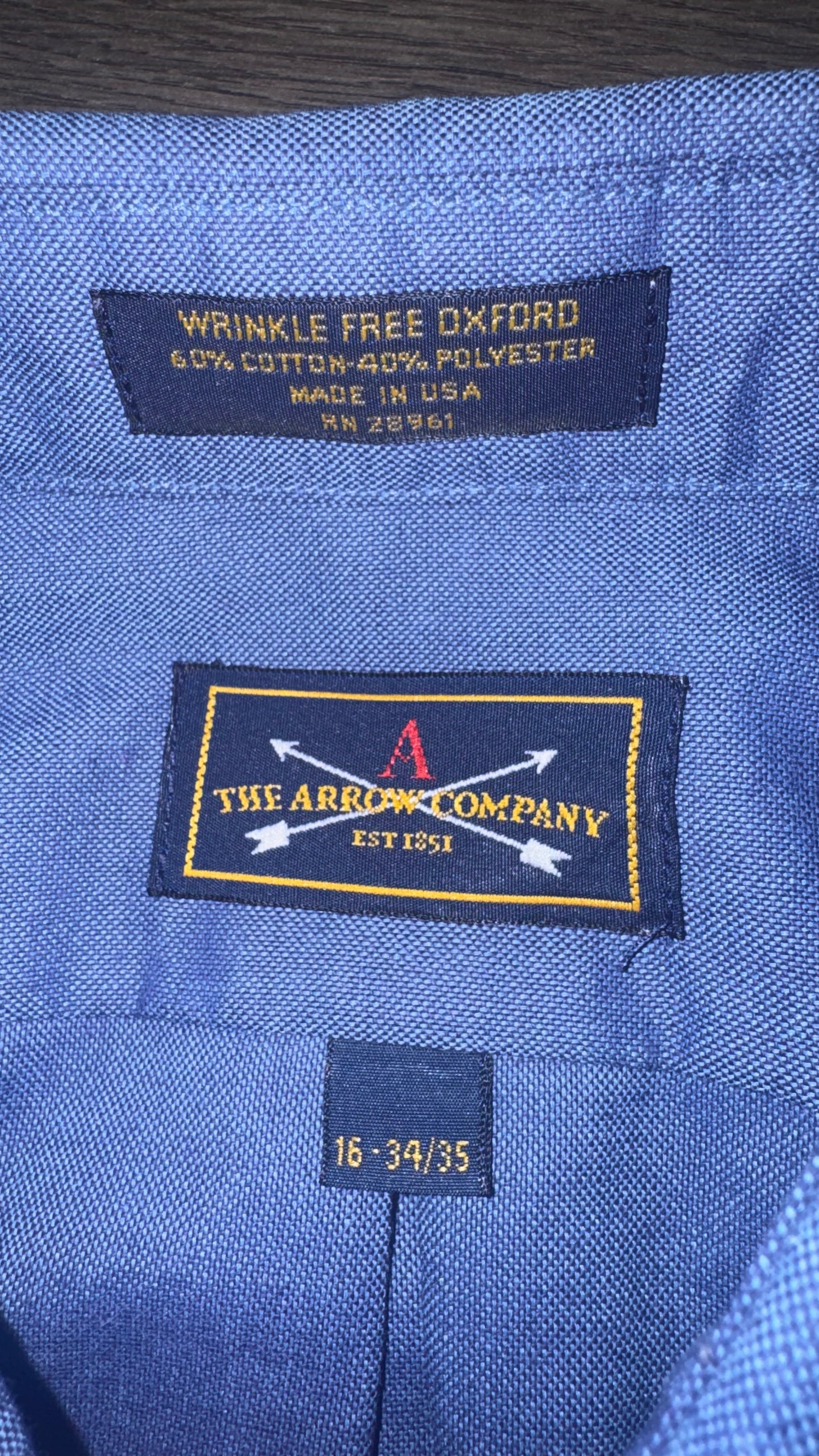 CAMISA THE ARROW COMPANY