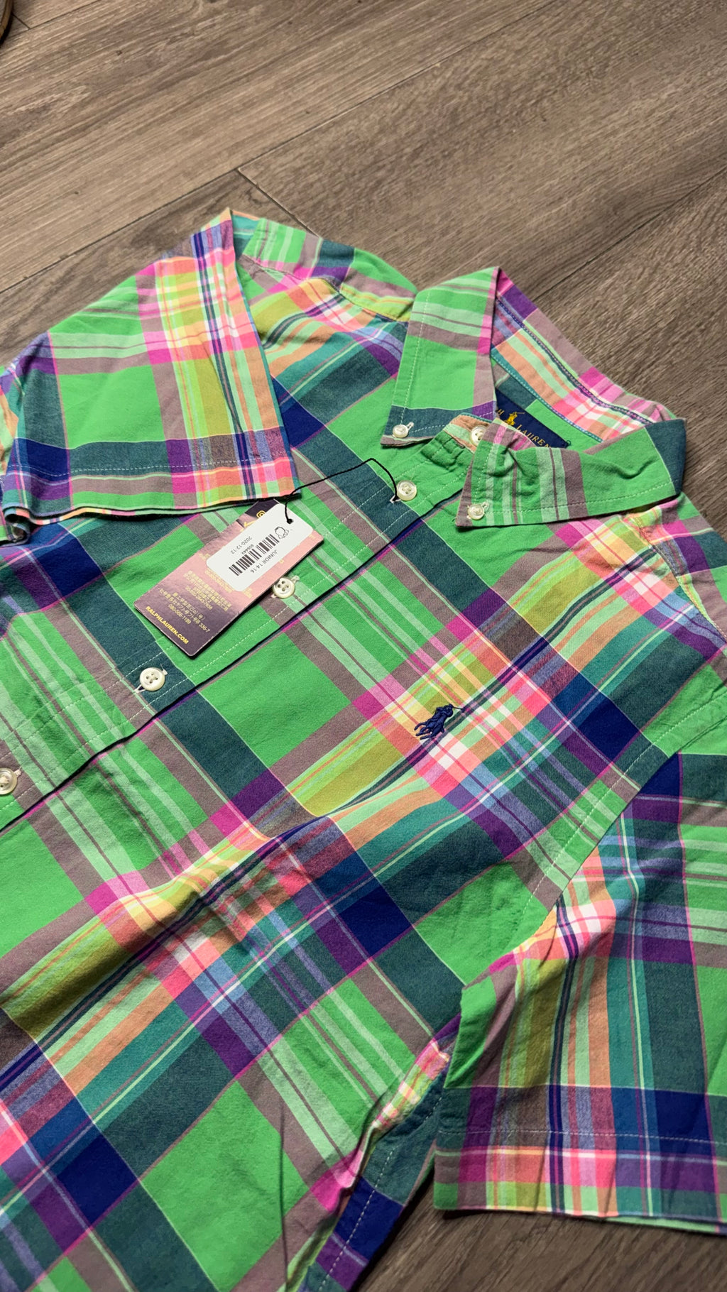 CAMISA NIÑO RALPH LAUREN
