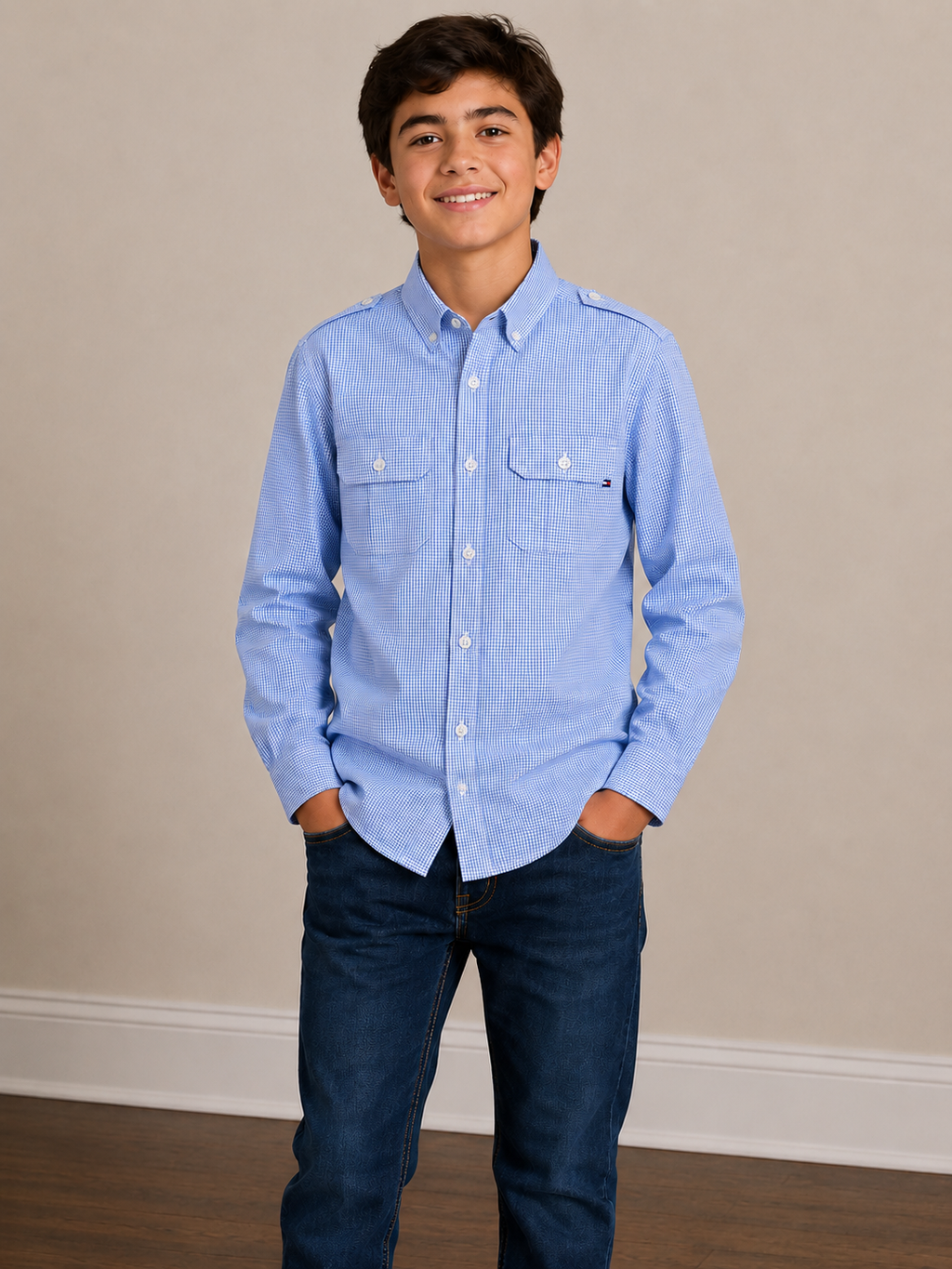 CAMISA NIÑO TOMMY HILFIGER