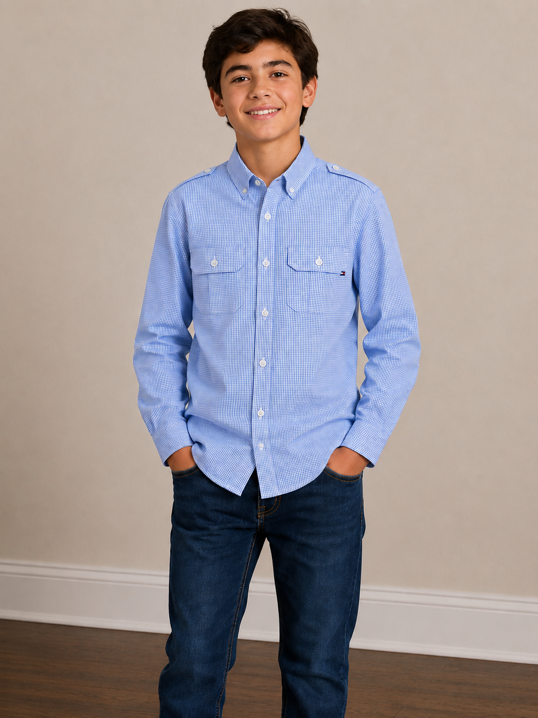 CAMISA NIÑO TOMMY HILFIGER