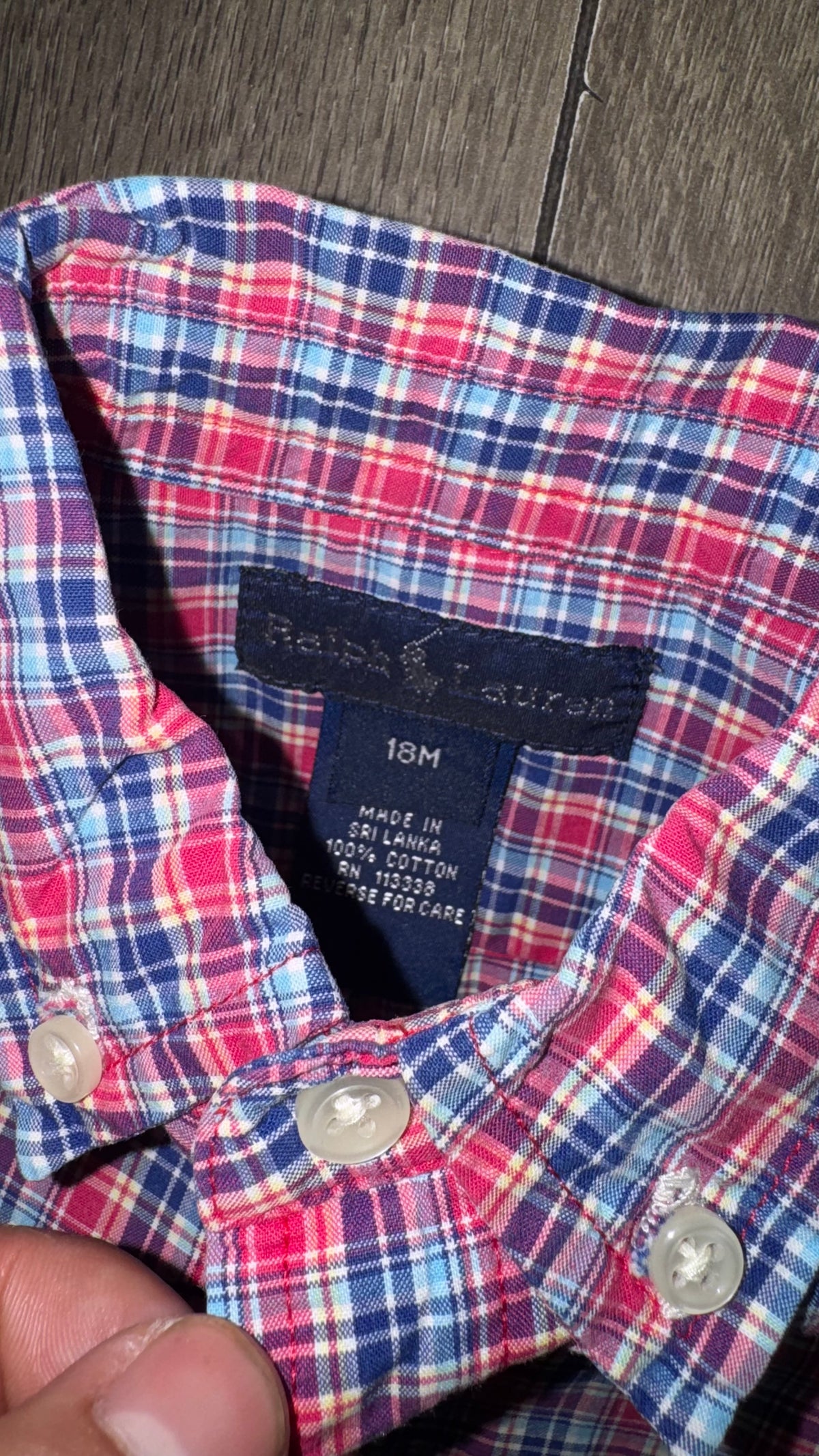 CAMISA NIÑO RALPH LAUREN