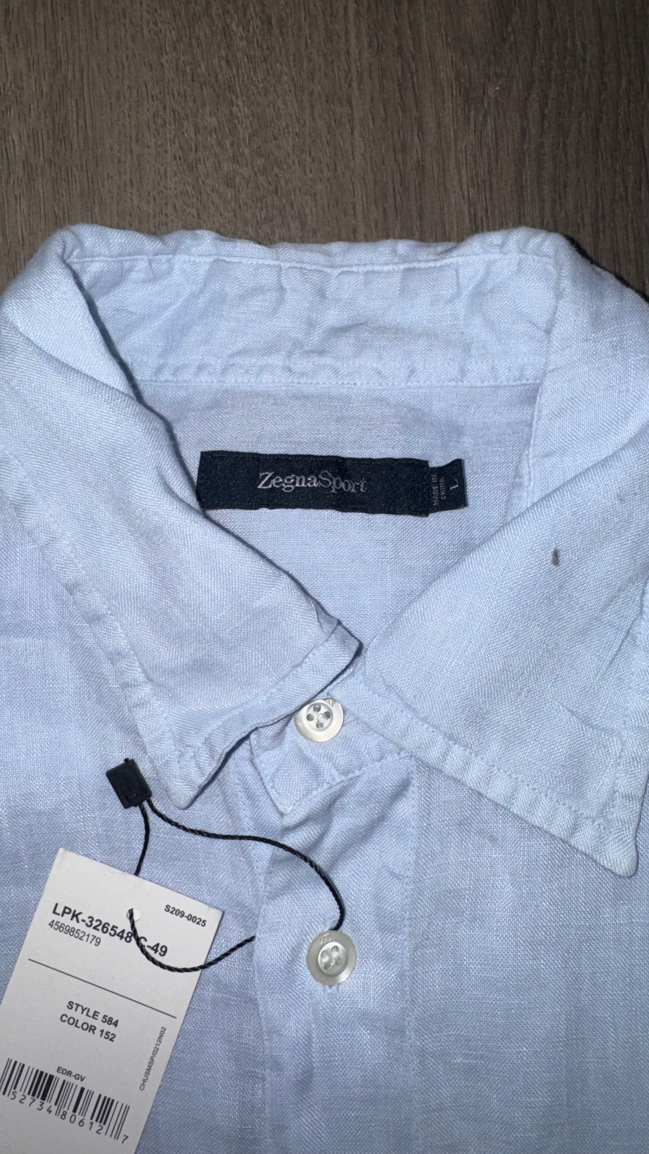 CAMISA ZEGNA SPORT