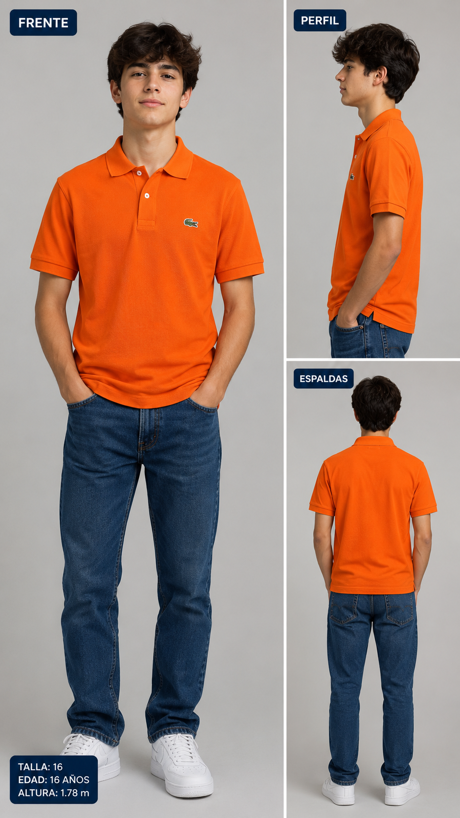 PLAYERA NIÑO LACOSTE