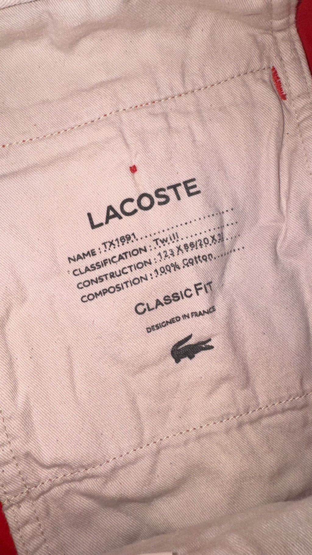 BERMUDA LACOSTE