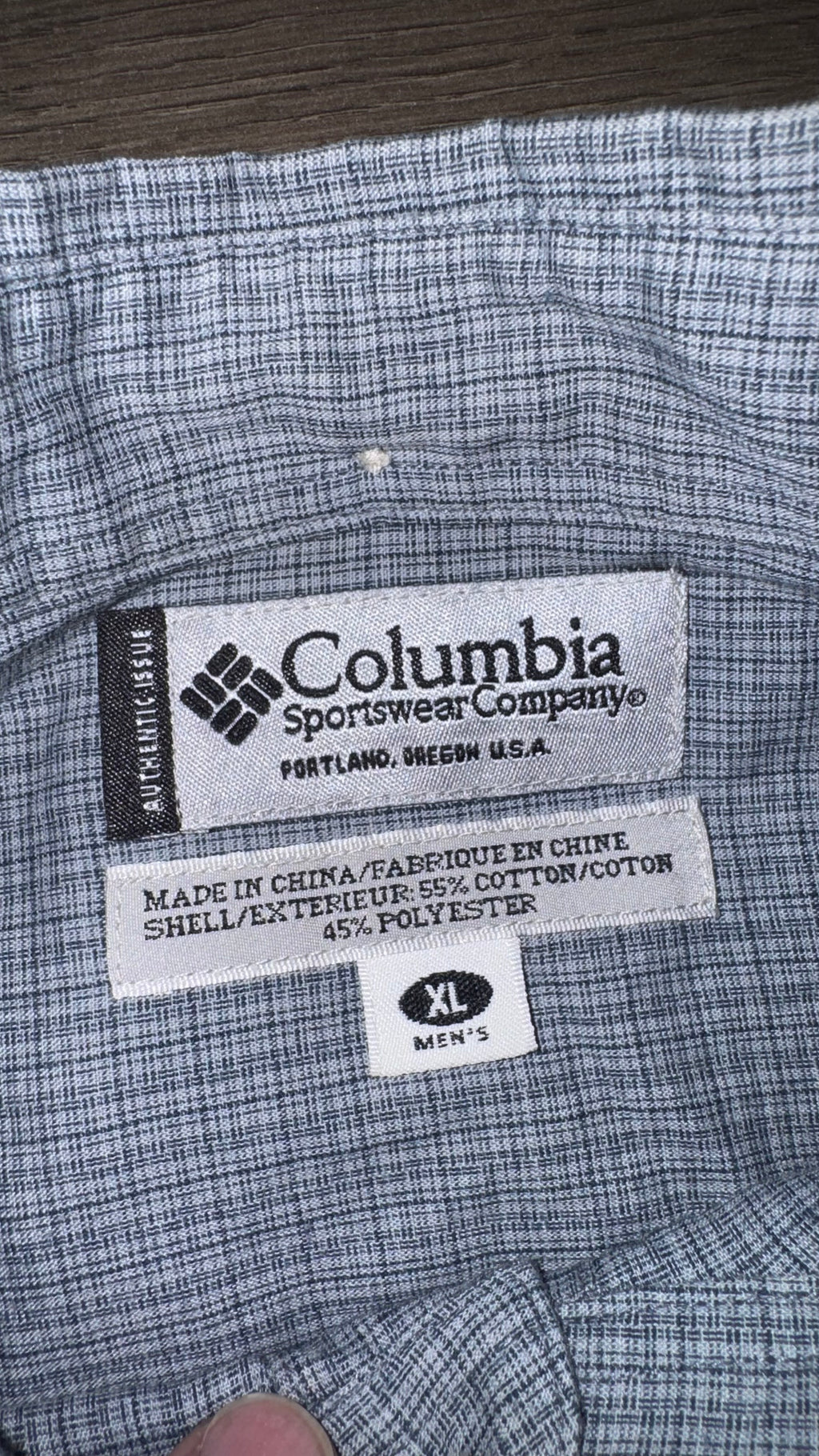 CAMISA COLUMBIA