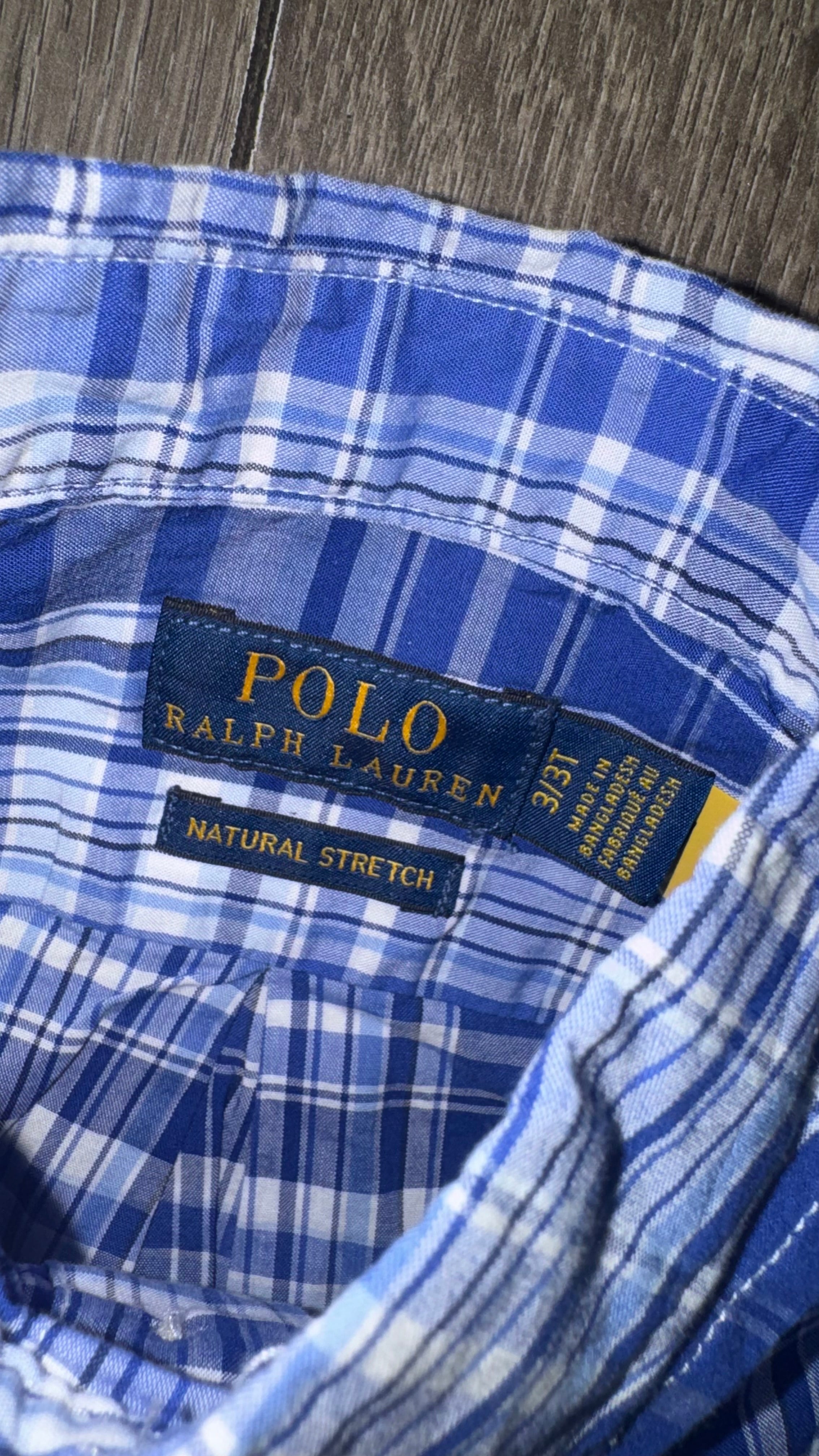CAMISA NIÑO RALPH LAUREN