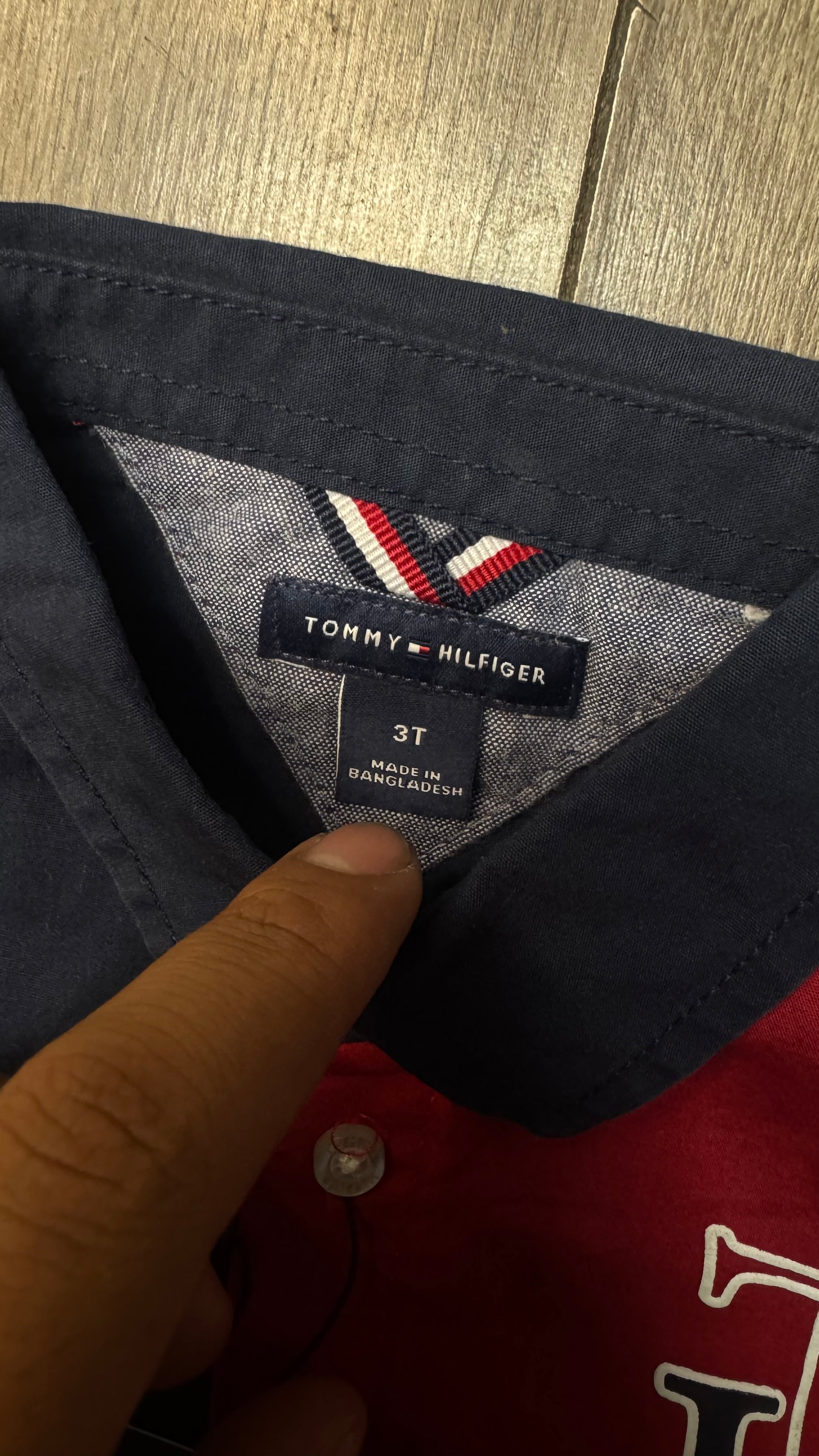 CAMISA NIÑO TOMMY HILFIGER