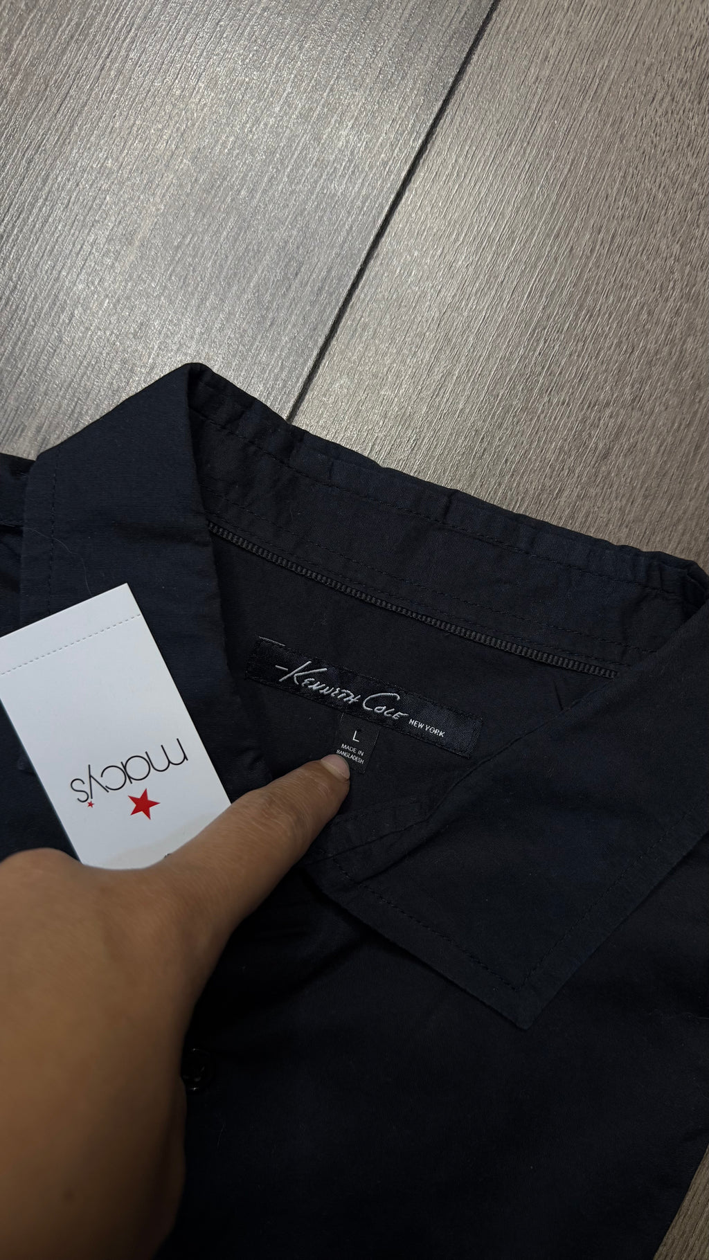 CAMISA KENNETH COLE