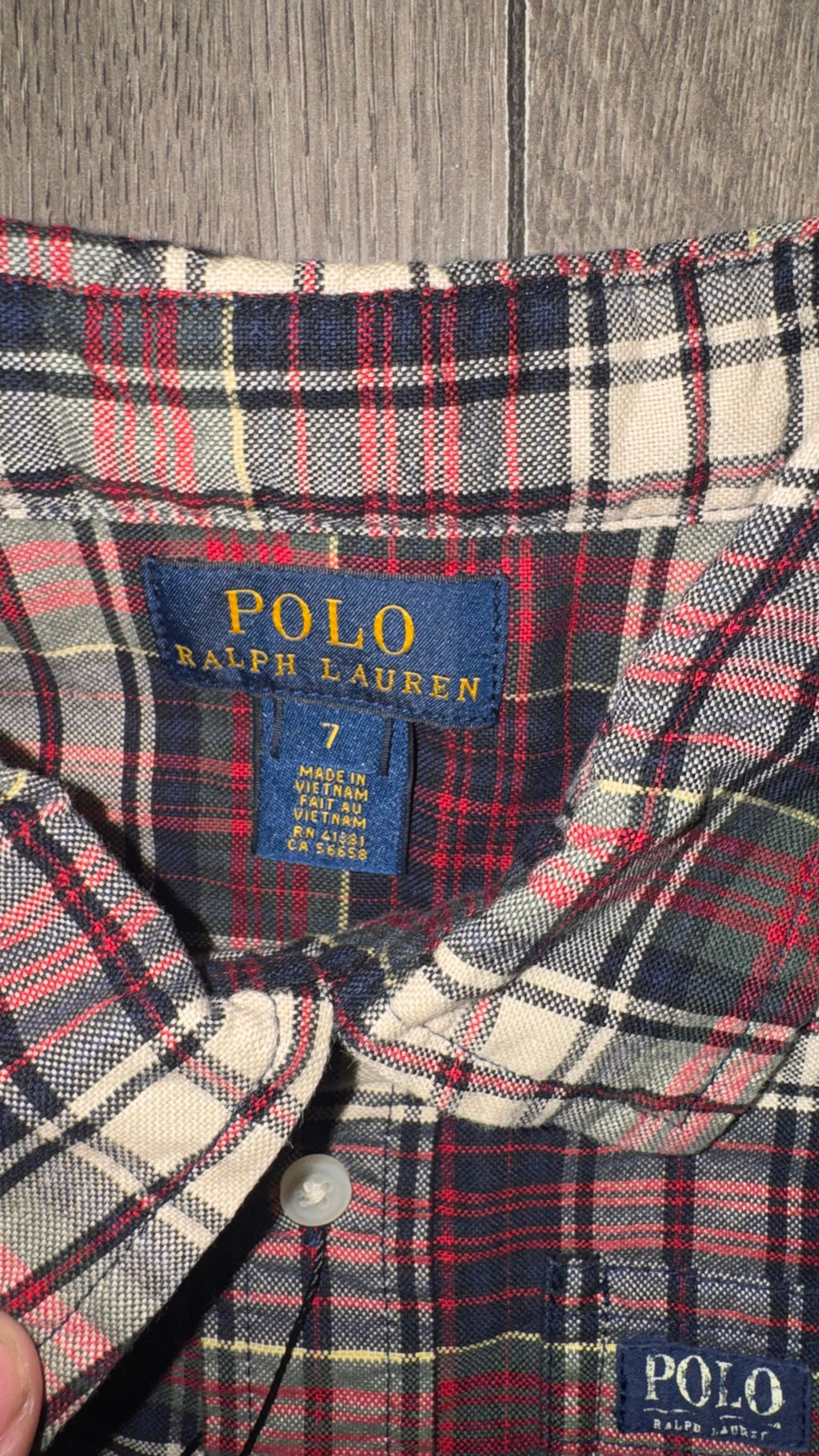 CAMISA NIÑO RALPH LAUREN