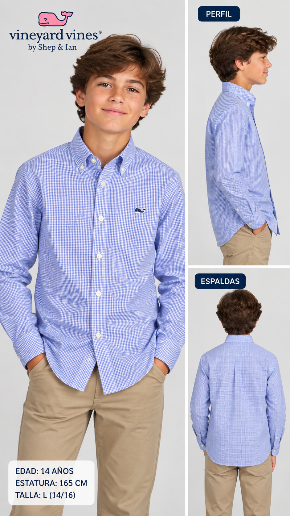CAMISA NIÑO VINEYARD VINES