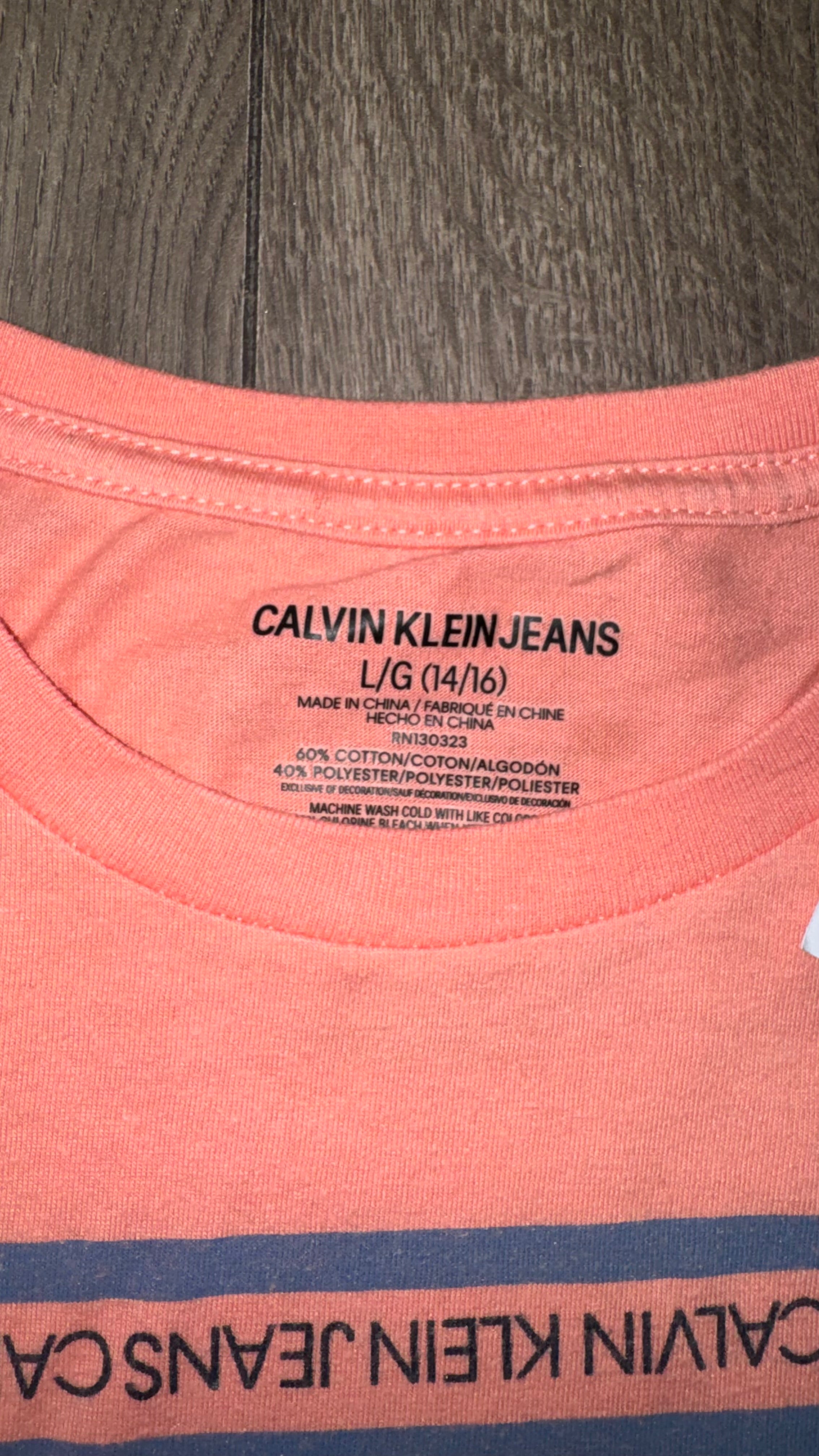 PLAYERA NIÑO CALVIN KLEIN