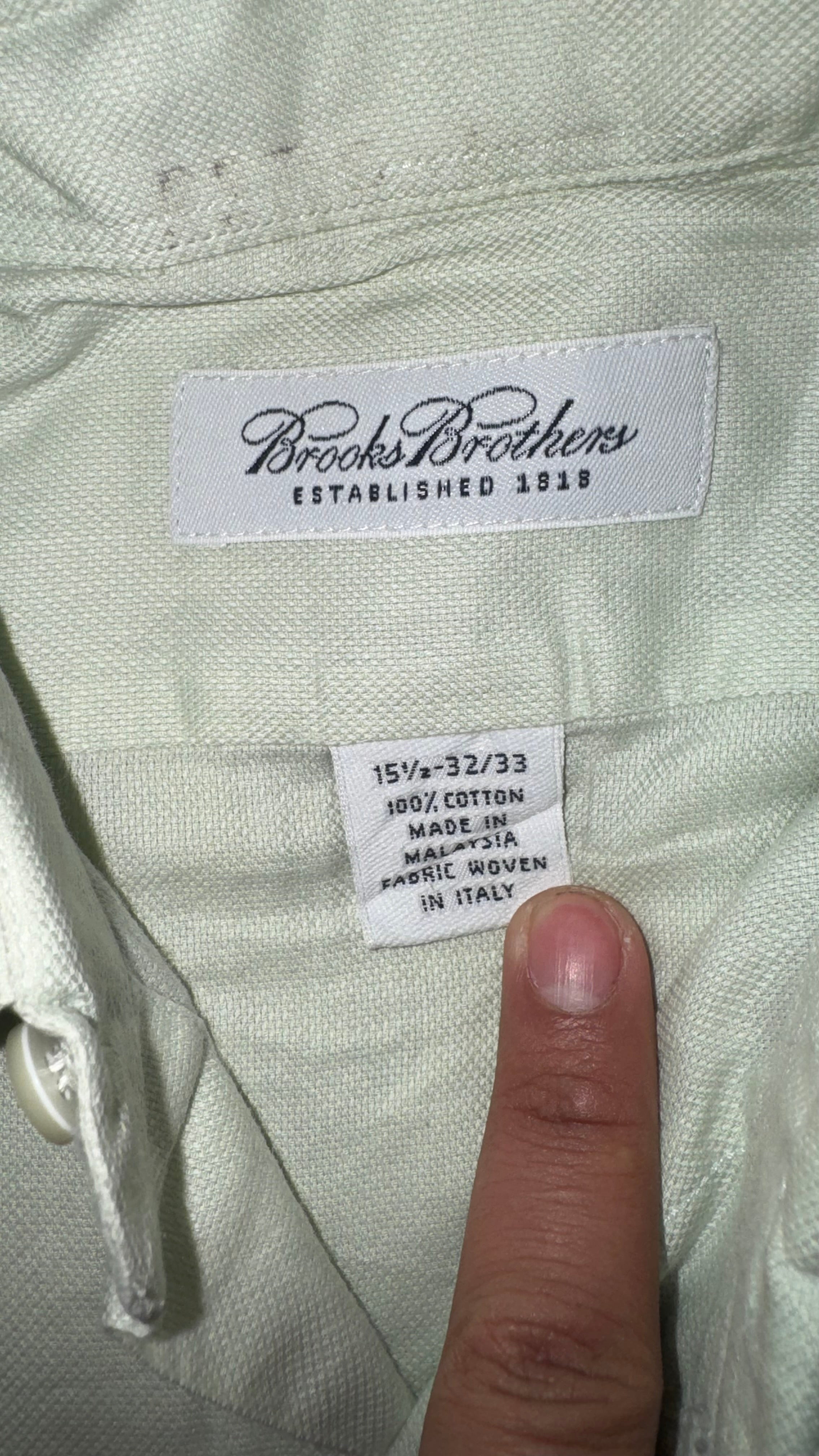CAMISA BROOKS BROTHERS