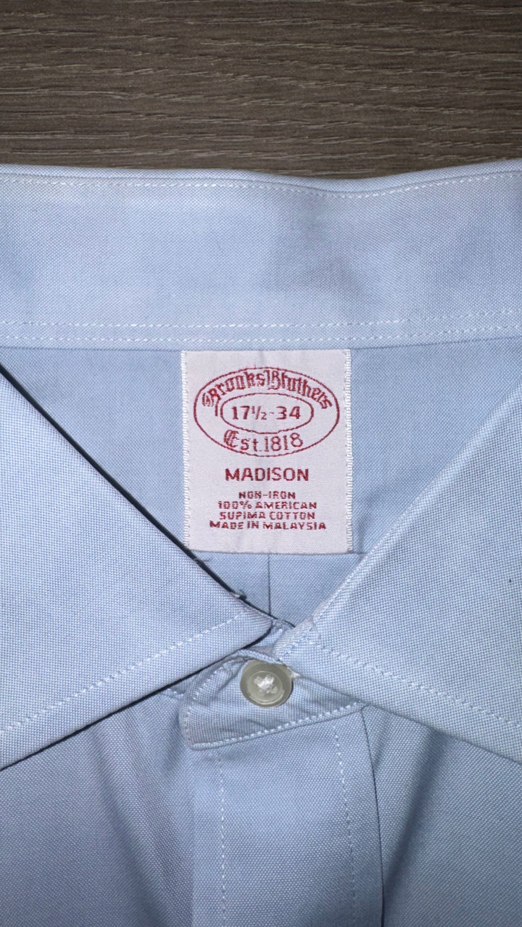 CAMISA BROOKS BROTHERS