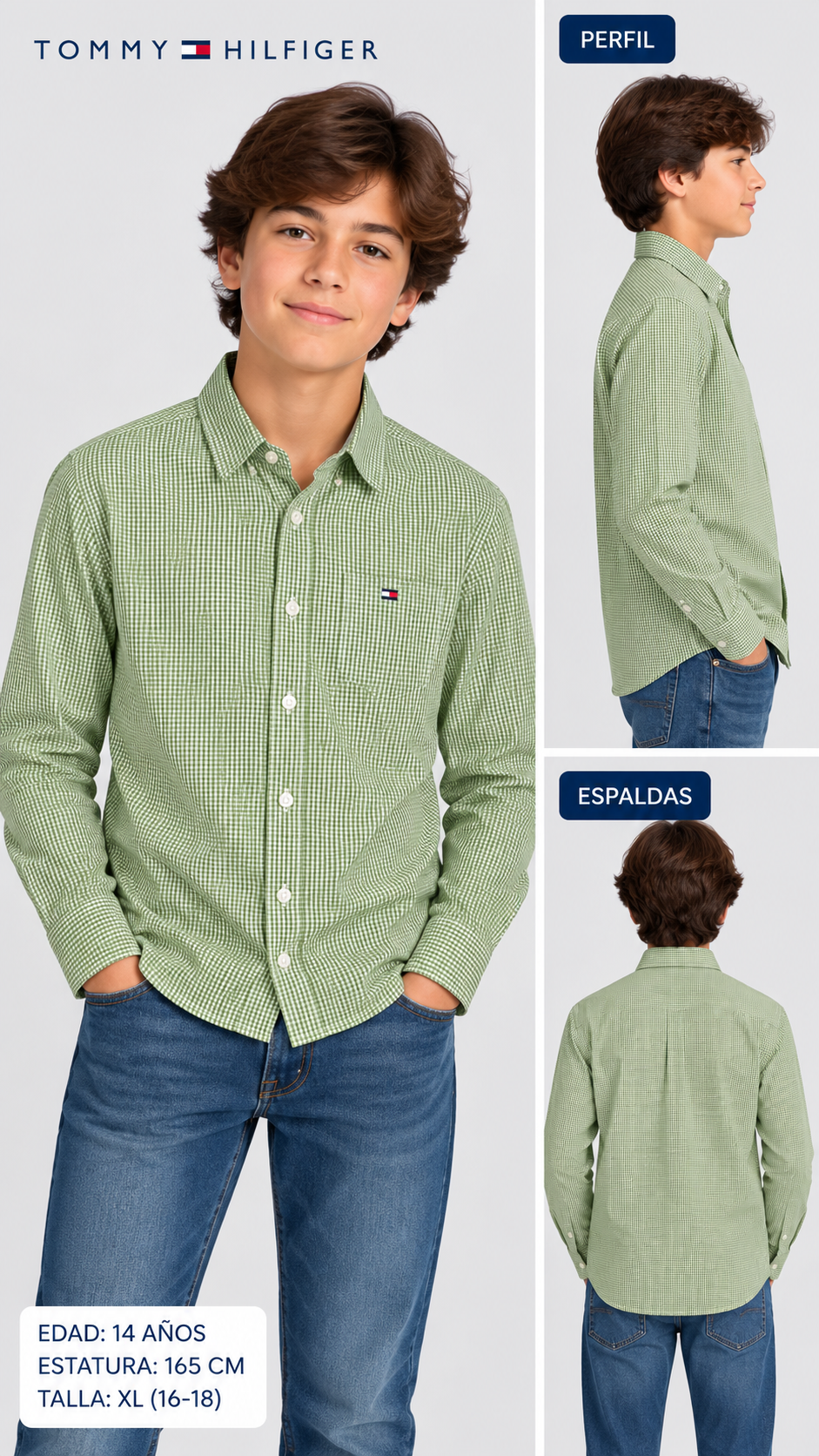 CAMISA NIÑO TOMMY HILFIGER
