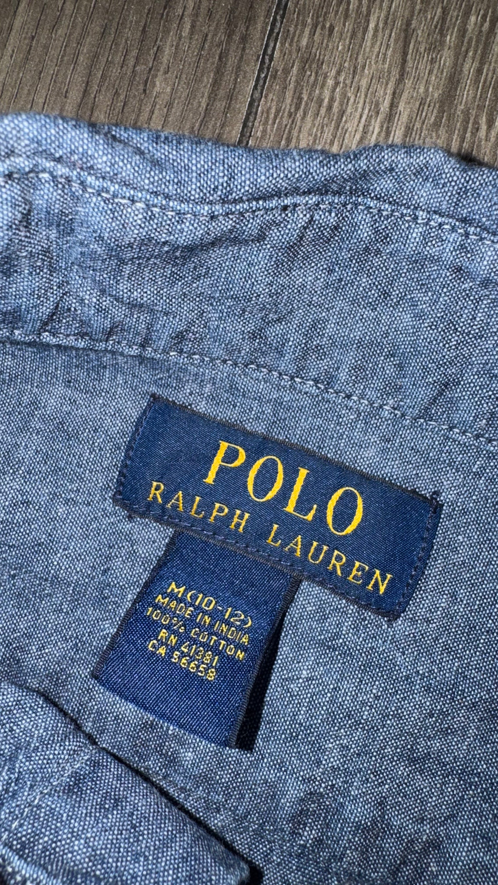 CAMISA NIÑO RALPH LAUREN